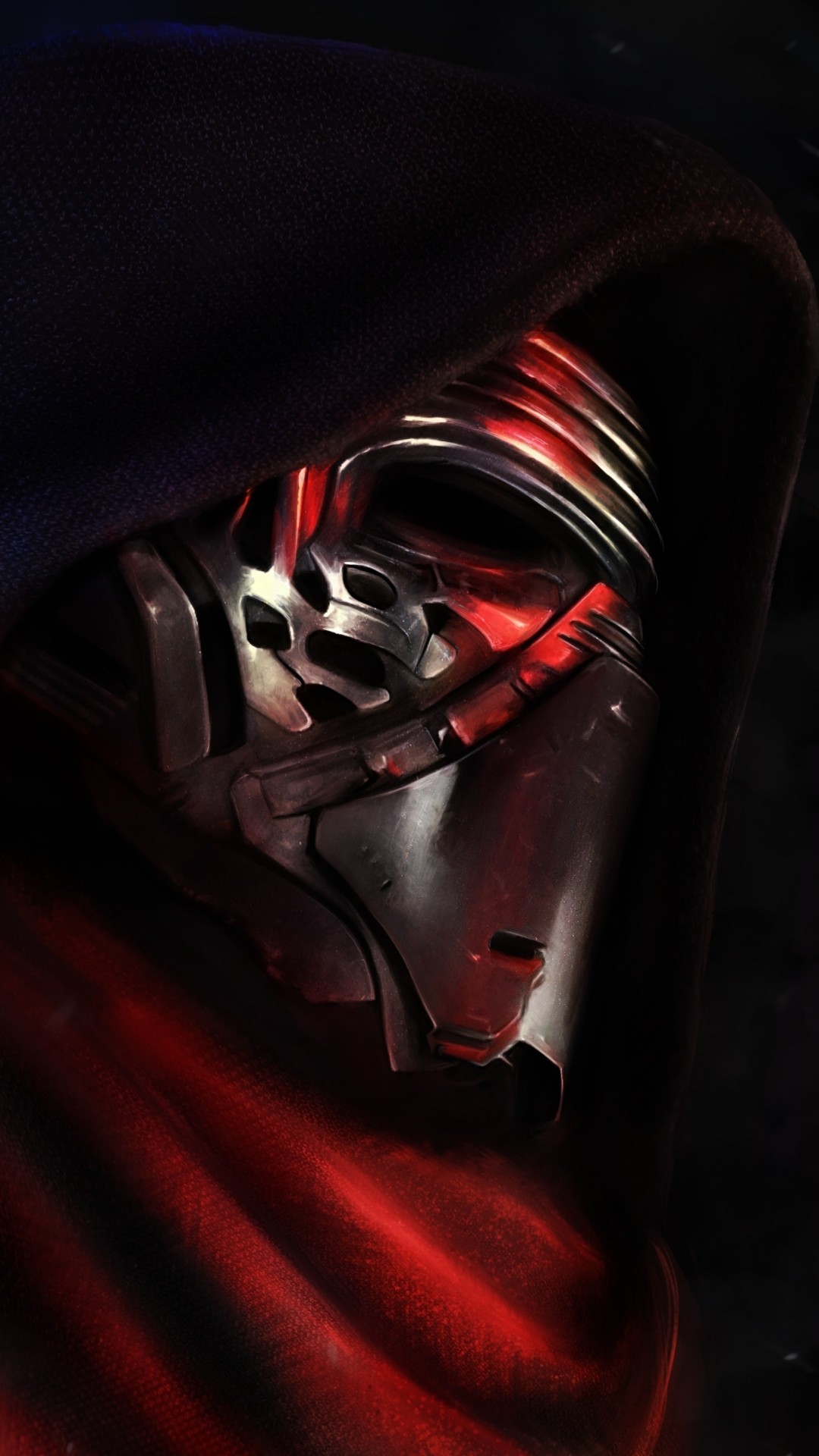 Kylo Ren, Star Wars, Maschera, Primo piano, Full HD, sfondo per iPhone e Android