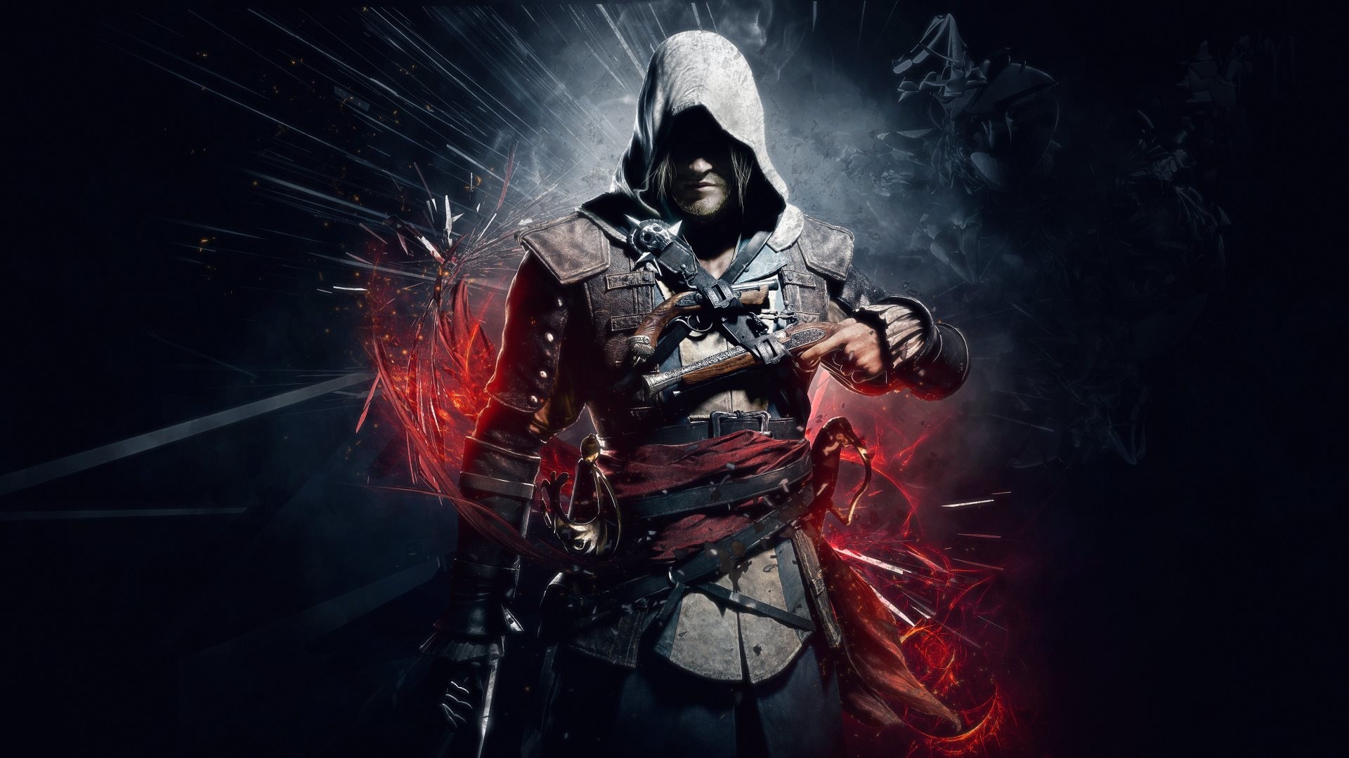 Edward Kenway, Assassin's Creed IV: Black Flag, Assassin's Creed, Cappuccio, Videogioco, immagine di sfondo