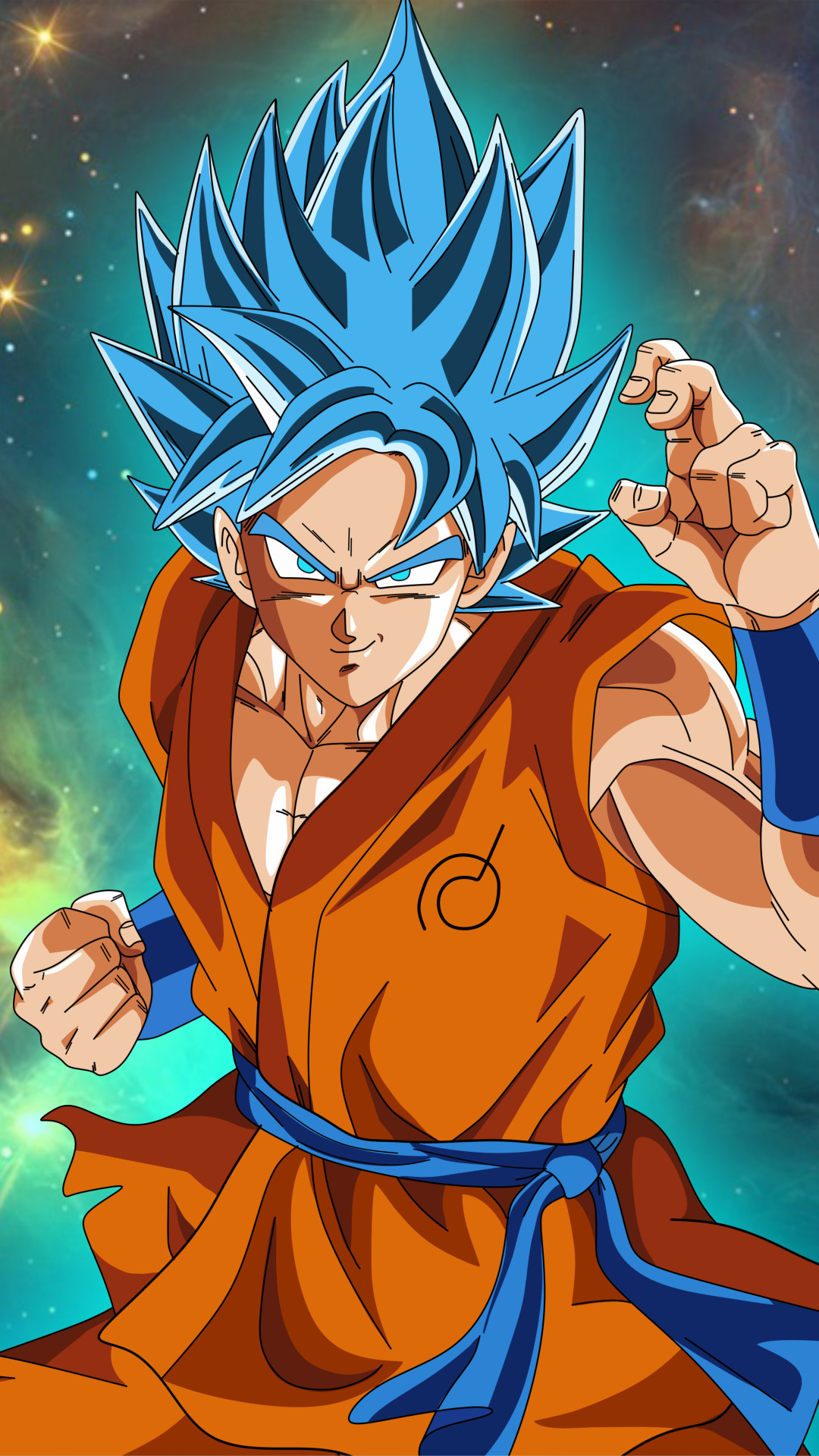 Goku, Super Saiyan Blue, Dragon Ball Super, Full HD, sfondo per smartphone
