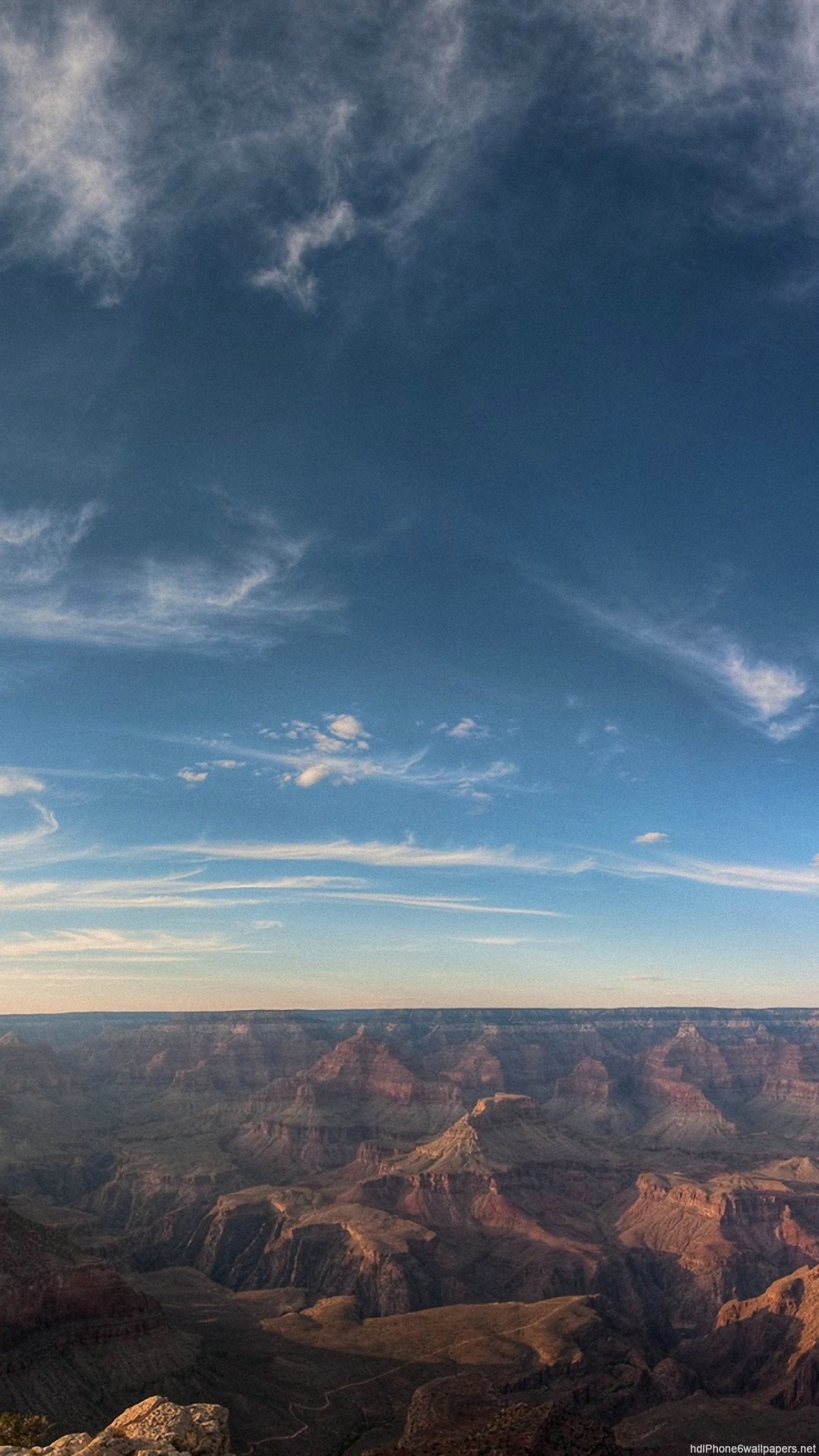 Grand Canyon, Canyon, Nuvole, Arizona, sfondo iPhone 6 verticale