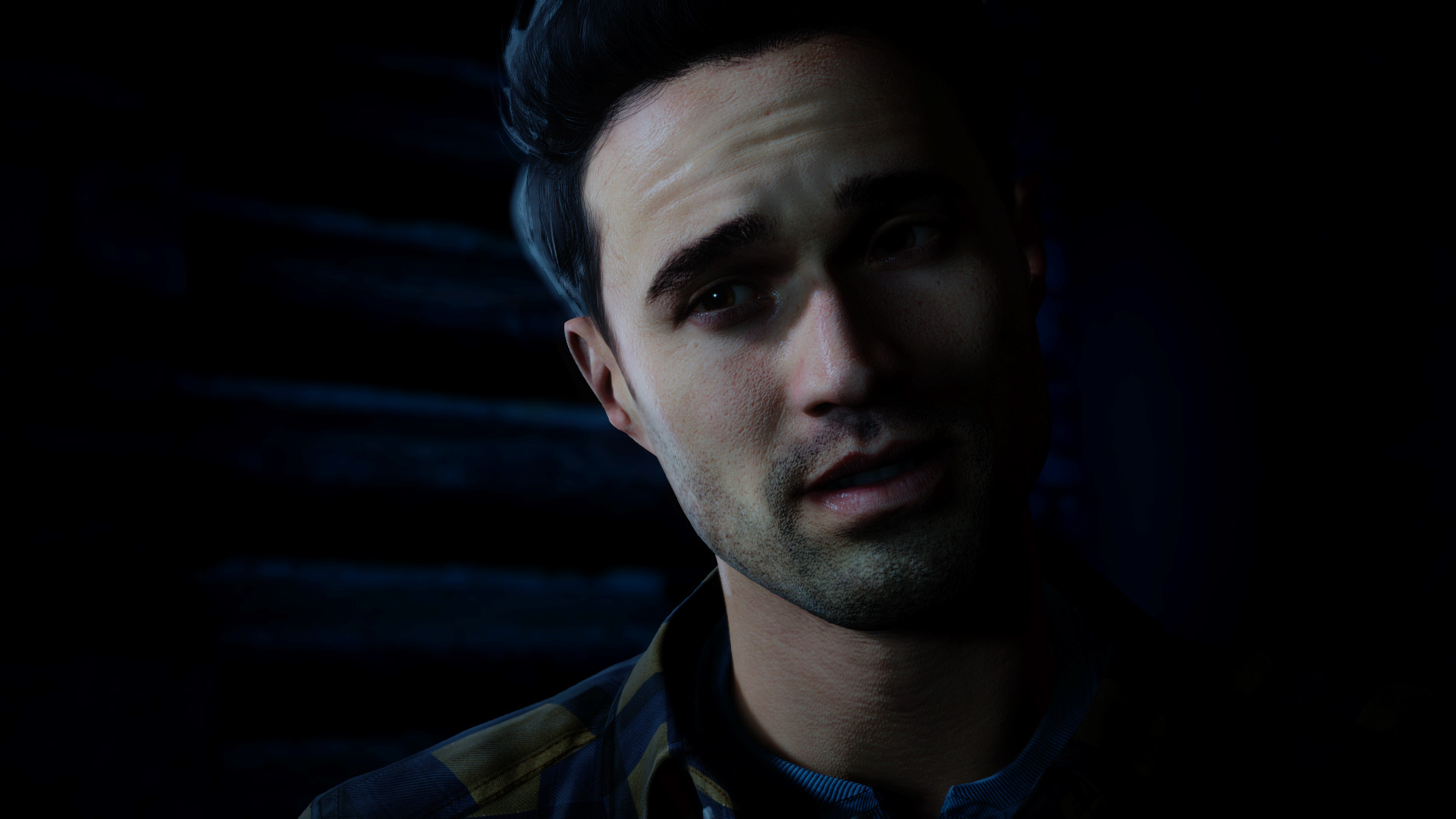 Until Dawn, Mike, Primo piano, Buio, Full HD, sfondo per PC