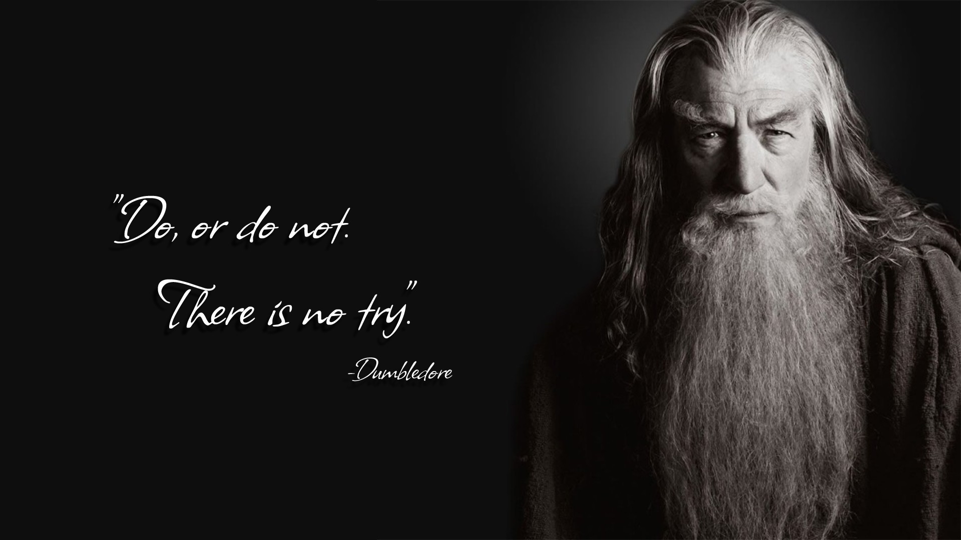Gandalf, Ian McKellen, Citazione, Yoda, Full HD 1080p, sfondo desktop