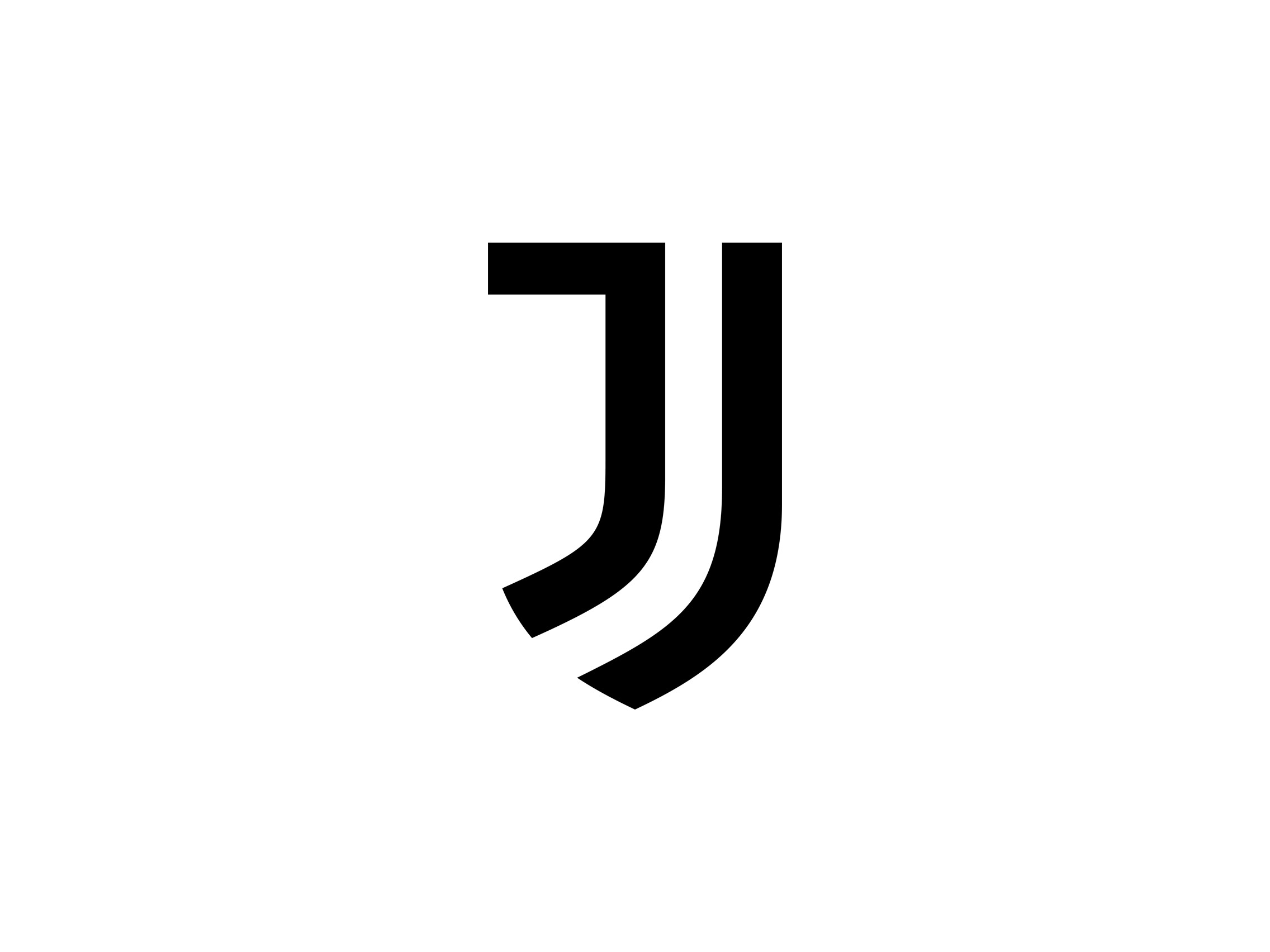 Juventus, Logo J, Sfondo bianco, Minimalista, Full HD, schermata di blocco iPad