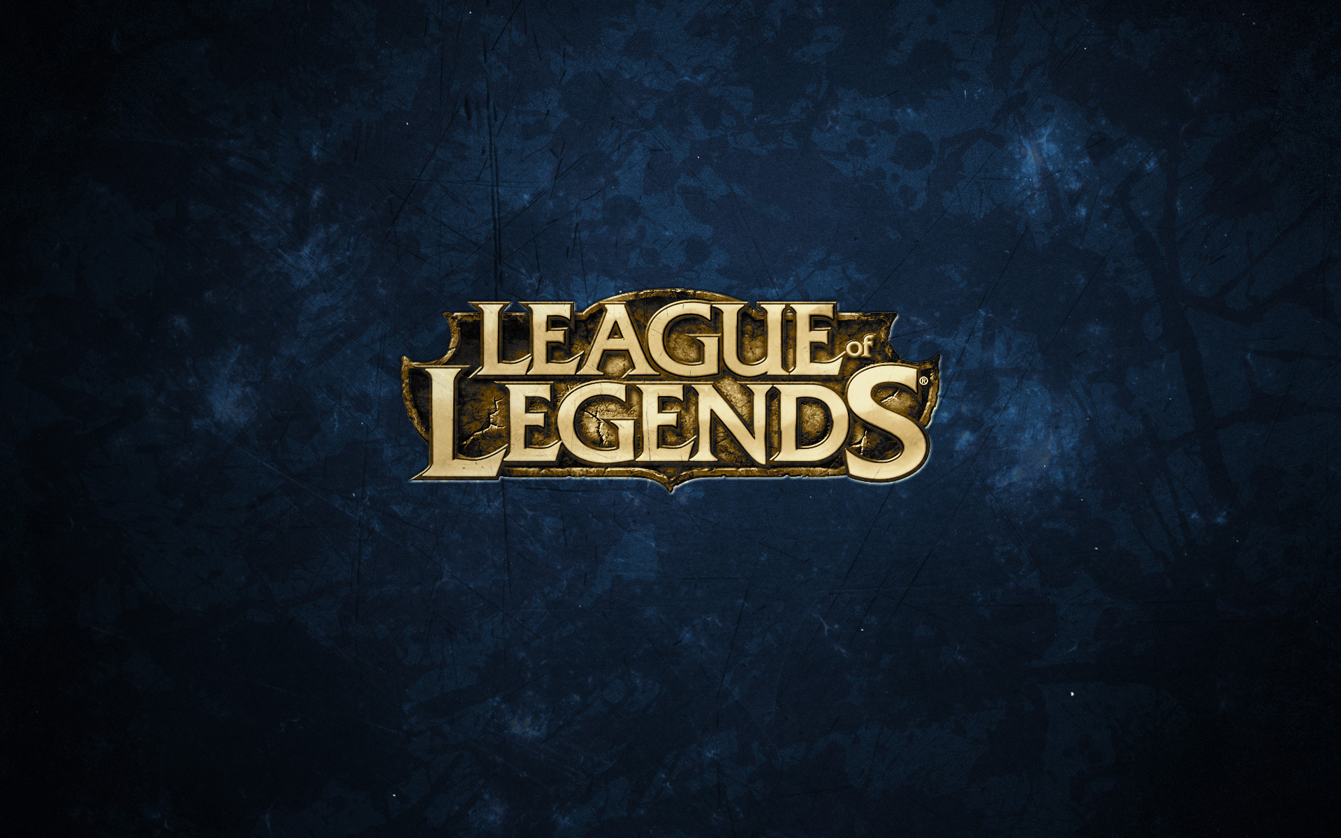 League of Legends, Logo, Sfondo blu, 1920x1200, wallpaper desktop