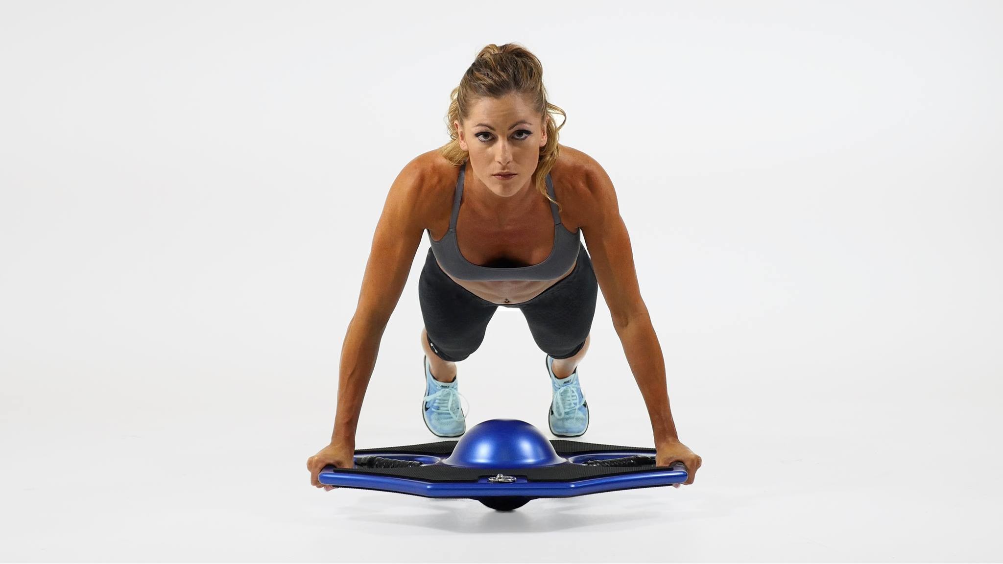 Bosu, Piegamenti, Fitness, Sfondo bianco, Full HD, wallpaper desktop