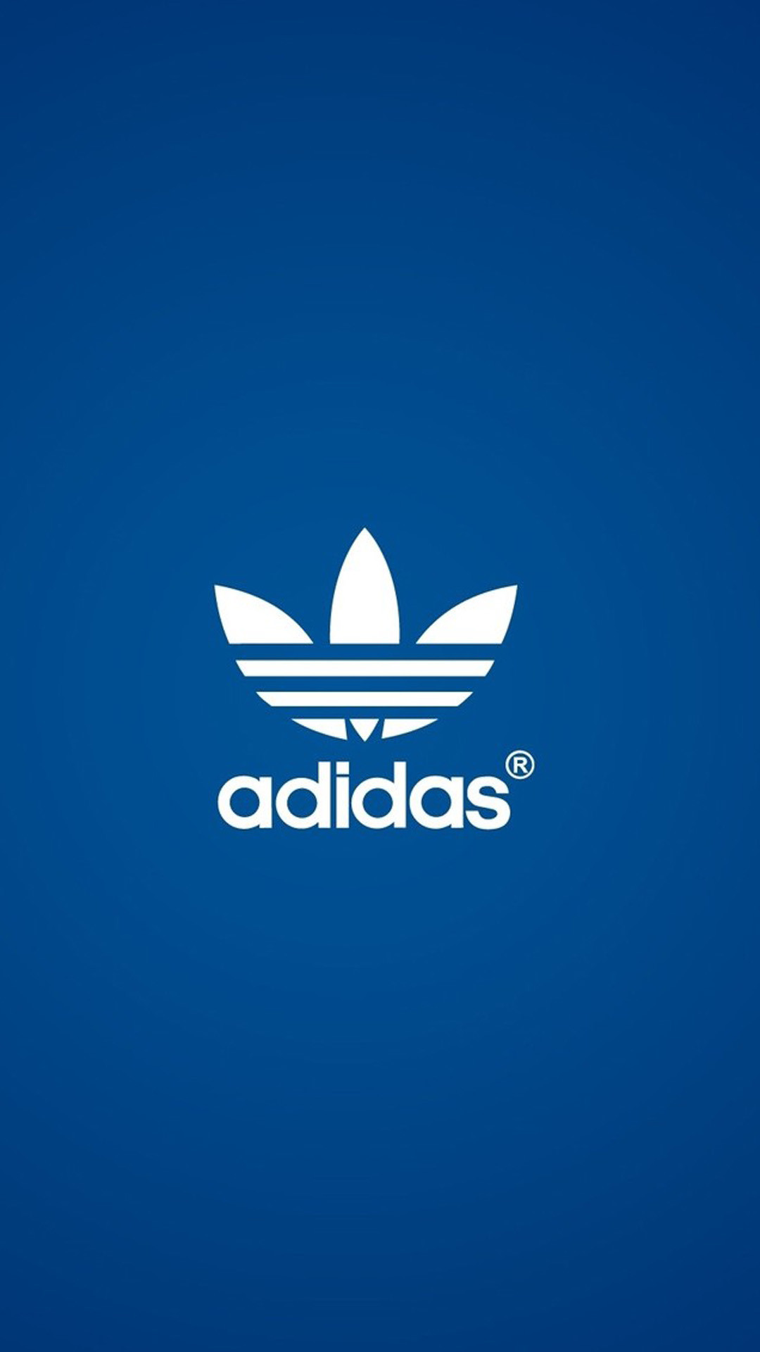 Logo Adidas, Adidas Originals, Trifoglio, Blu, sfondo iPhone 6 verticale