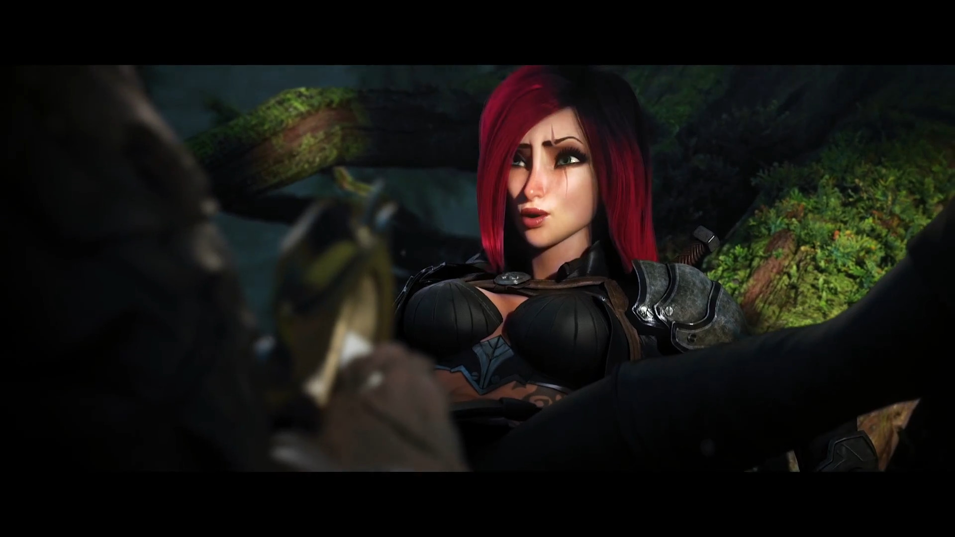 Katarina, League of Legends, 3D, Primo piano, Full HD, sfondo per portatile