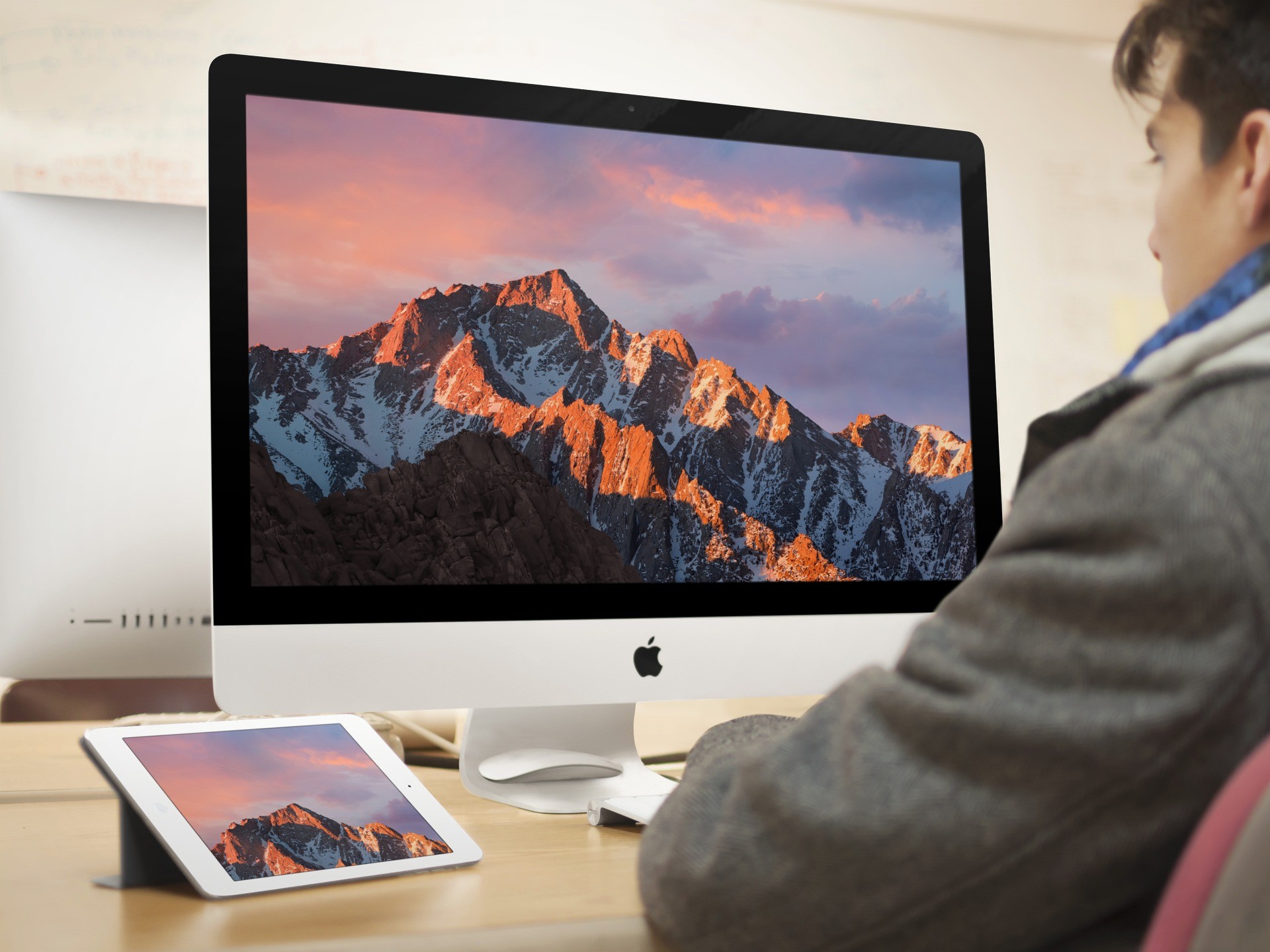 macOS Sierra, iMac, iPad, Apple, sfondo iPhone