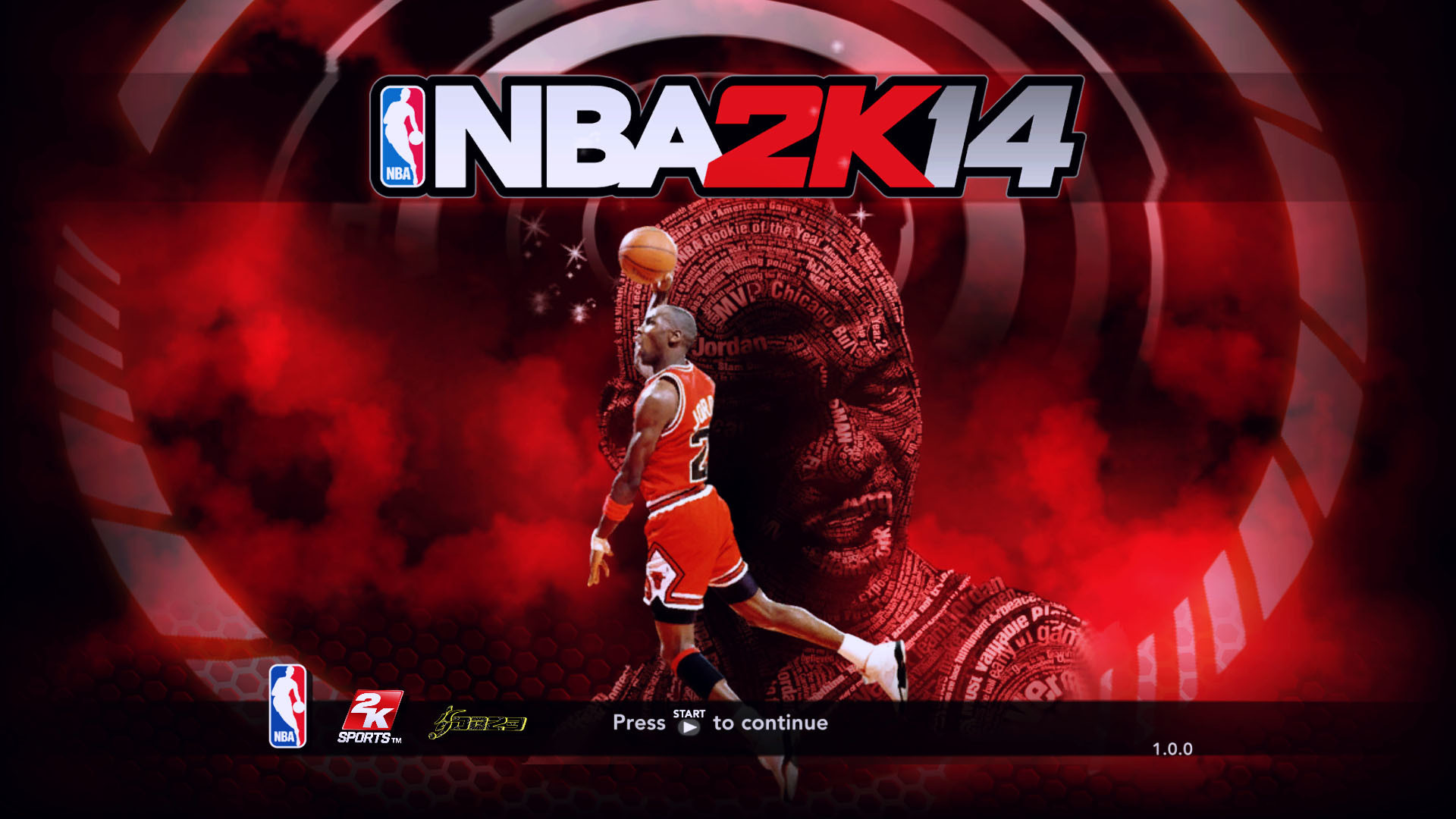 Michael Jordan, NBA 2K14, Videogioco, Rosso, 1920x1080, immagine di sfondo