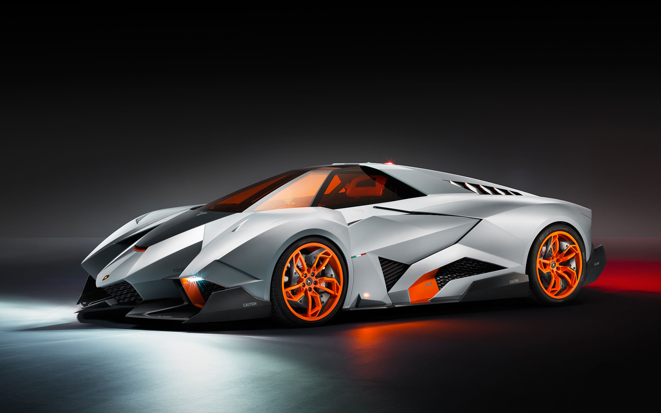 Lamborghini Egoista, Concept car, Supercar, Argento, 2K, sfondo per PC e portatile