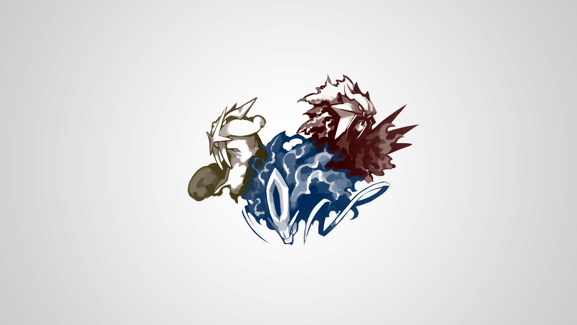 Raikou, Entei, Suicune, Cani leggendari, Pokémon, Full HD, sfondo per PC e portatile