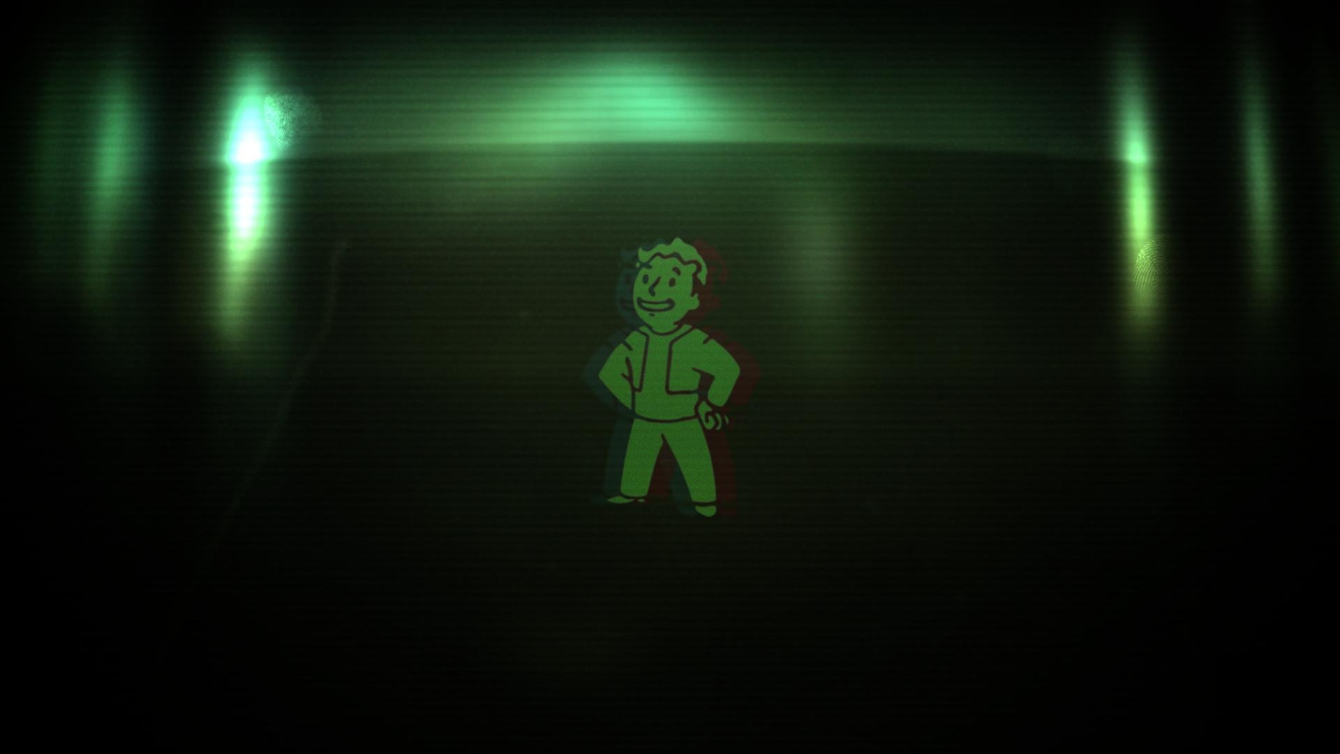 Vault Boy, Fallout, Pip-Boy, Verde, Full HD, sfondo per PC