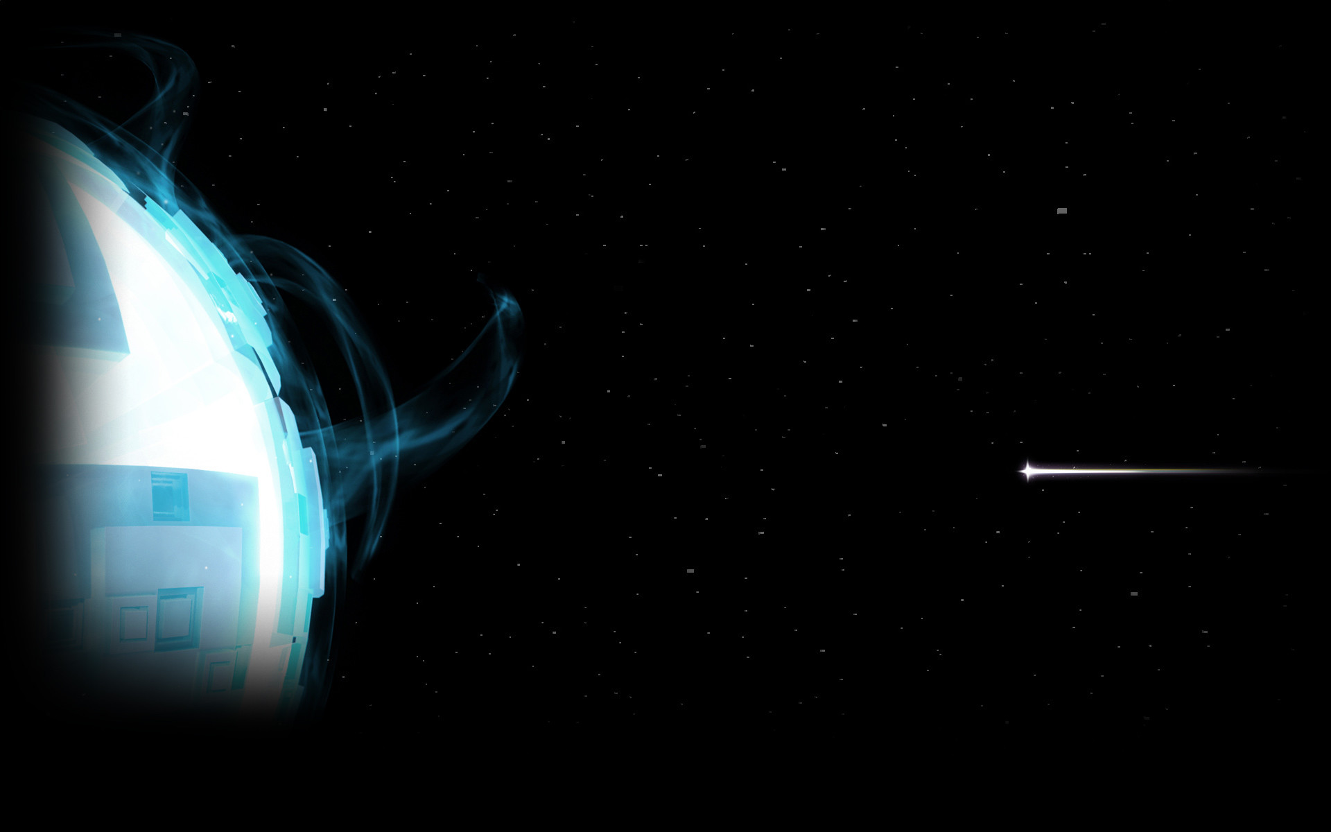 Pianeta, Spazio, Cometa, Sfondo nero, 1920x1200, wallpaper desktop