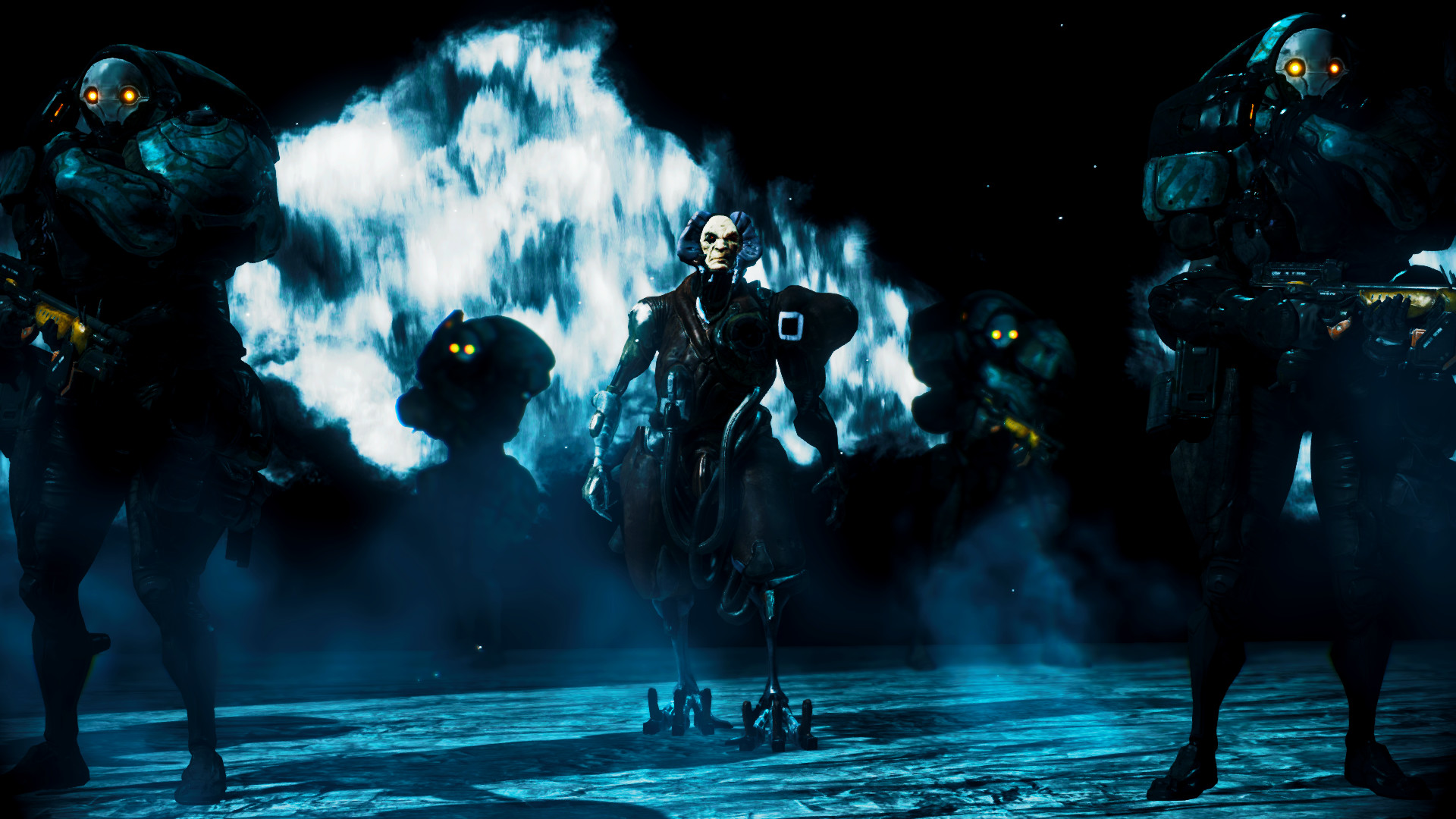 Warframe, Stalker, Corpus, Blu, 16:9 Full HD, sfondo widescreen