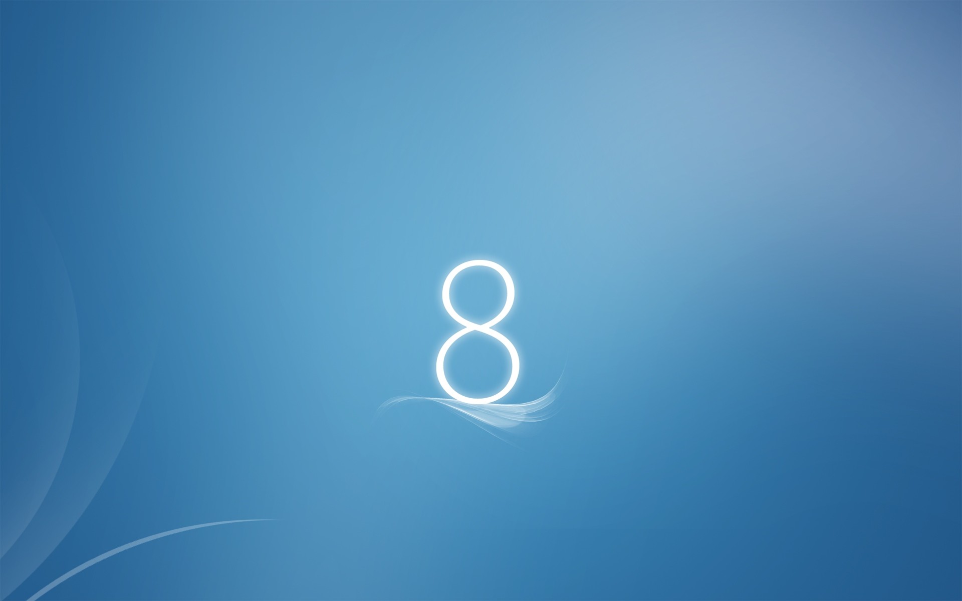 Windows 8, Azzurro, Minimalista, 16:10 Full HD, sfondo widescreen