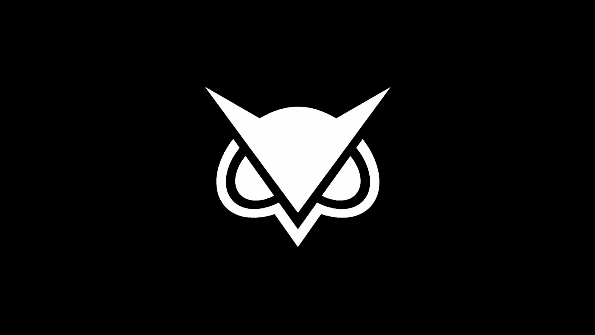 VanossGaming, Logo, Gufo, Sfondo nero, 1920x1080, wallpaper desktop