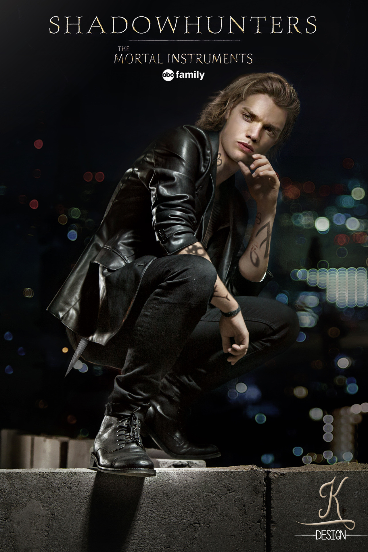 Dominic Sherwood, Jace Wayland, Shadowhunters, Notte, Poster, Full HD, wallpaper per smartphone