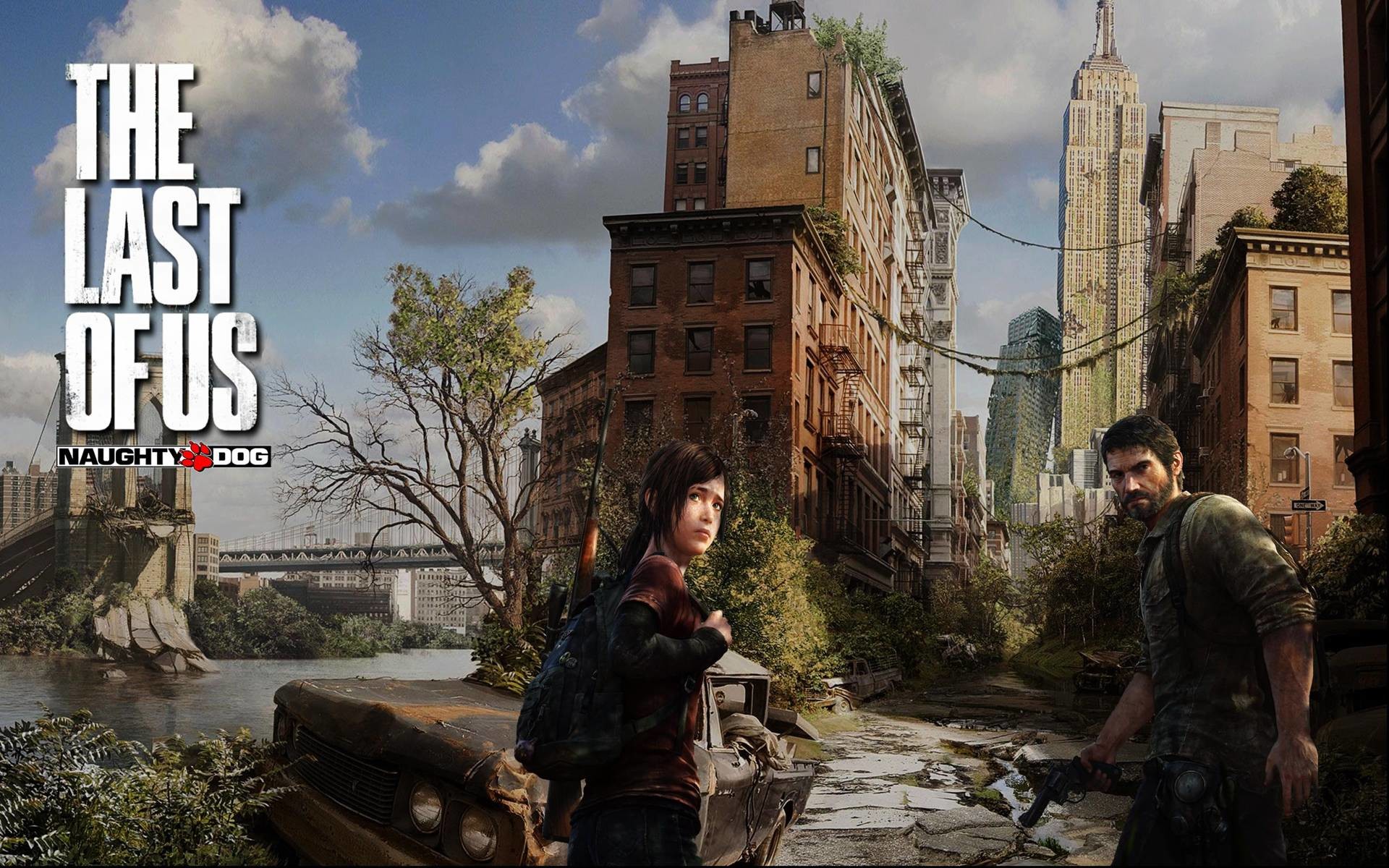 The Last of Us, Naughty Dog, Ellie, Joel, Rovine urbane, 1920x1200, sfondo MacBook Pro