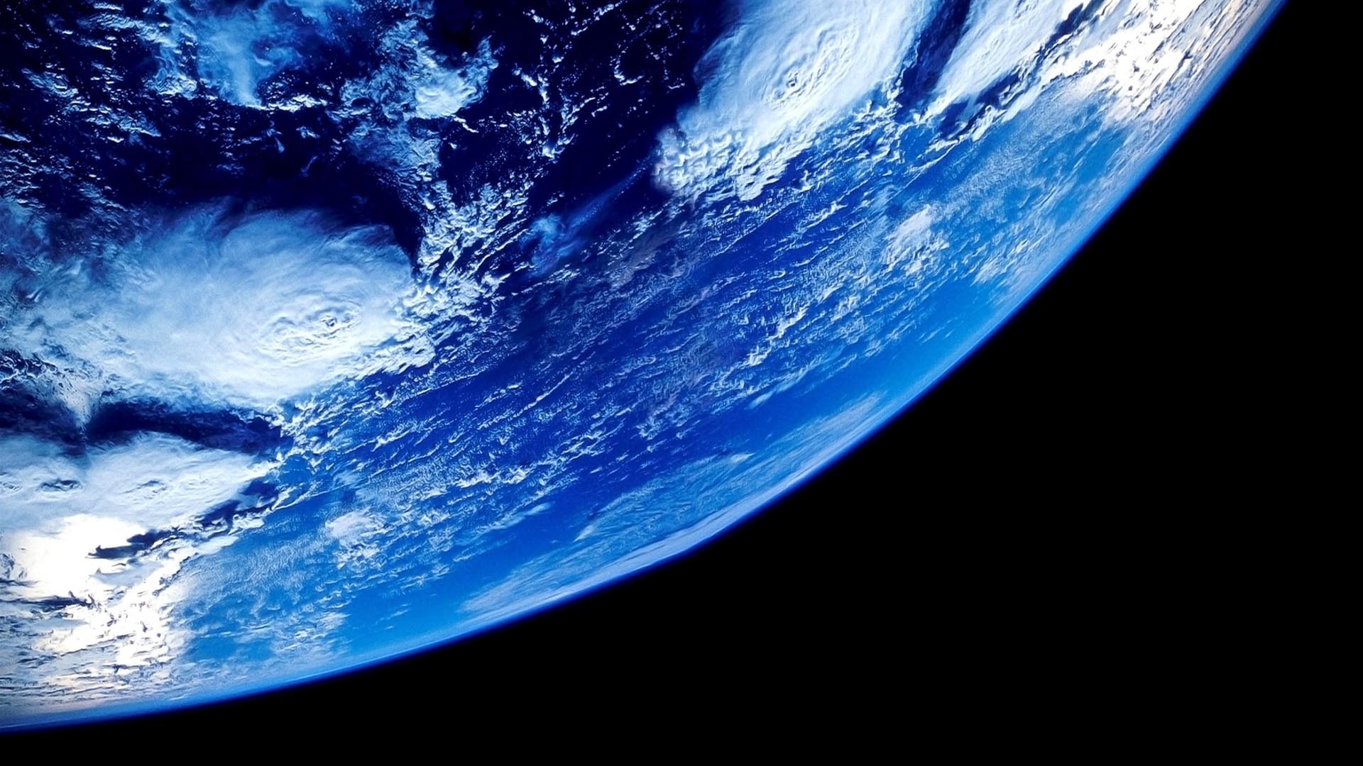 Terra, Pianeta, Nuvole, Vista dallo spazio, 16:9 Full HD, sfondo widescreen