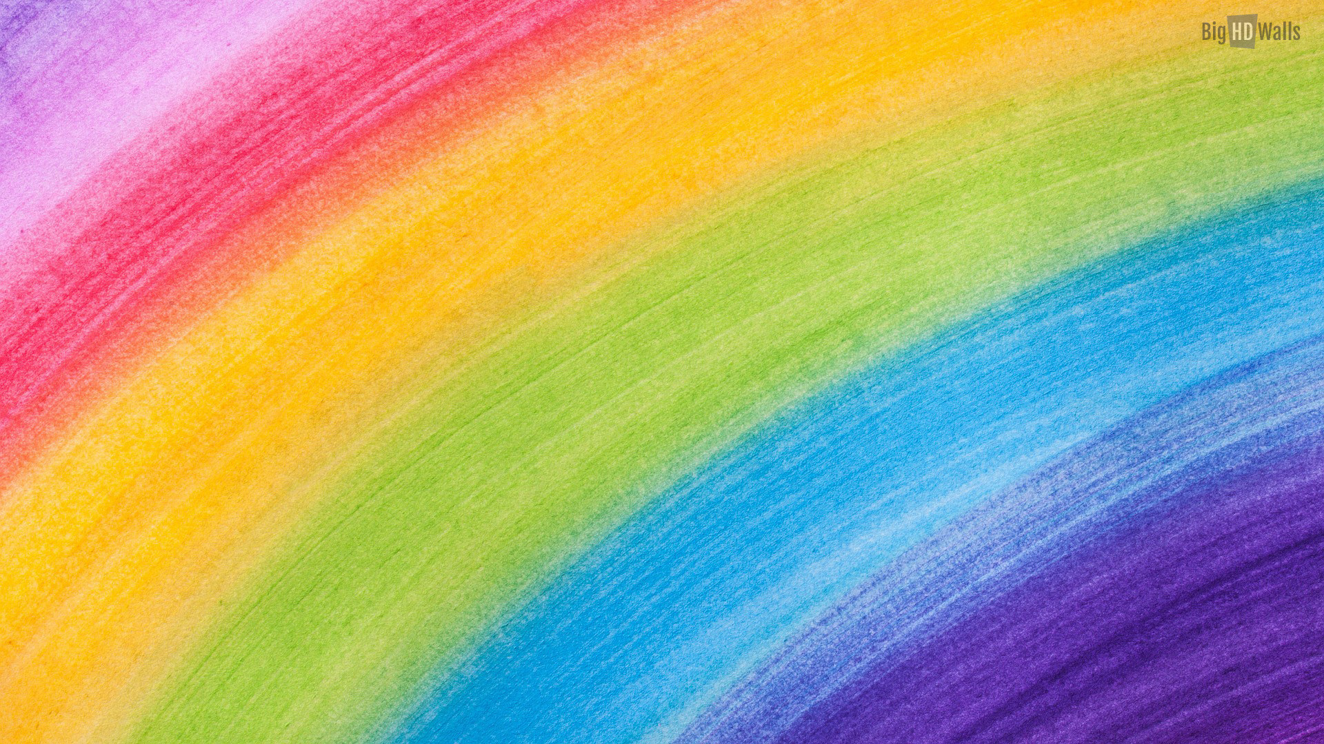 Arcobaleno, Pastelli, Texture, Disegno, Full HD, sfondo per portatile