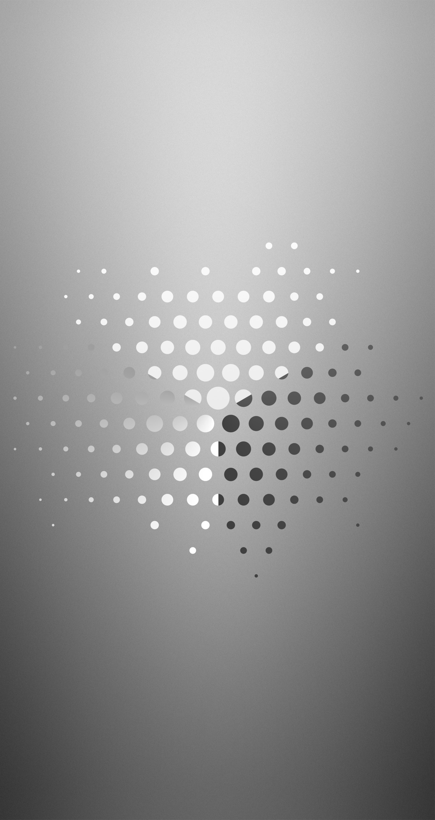 Mezzitoni, Puntini, Grigio, Astratto, Full HD, wallpaper per smartphone