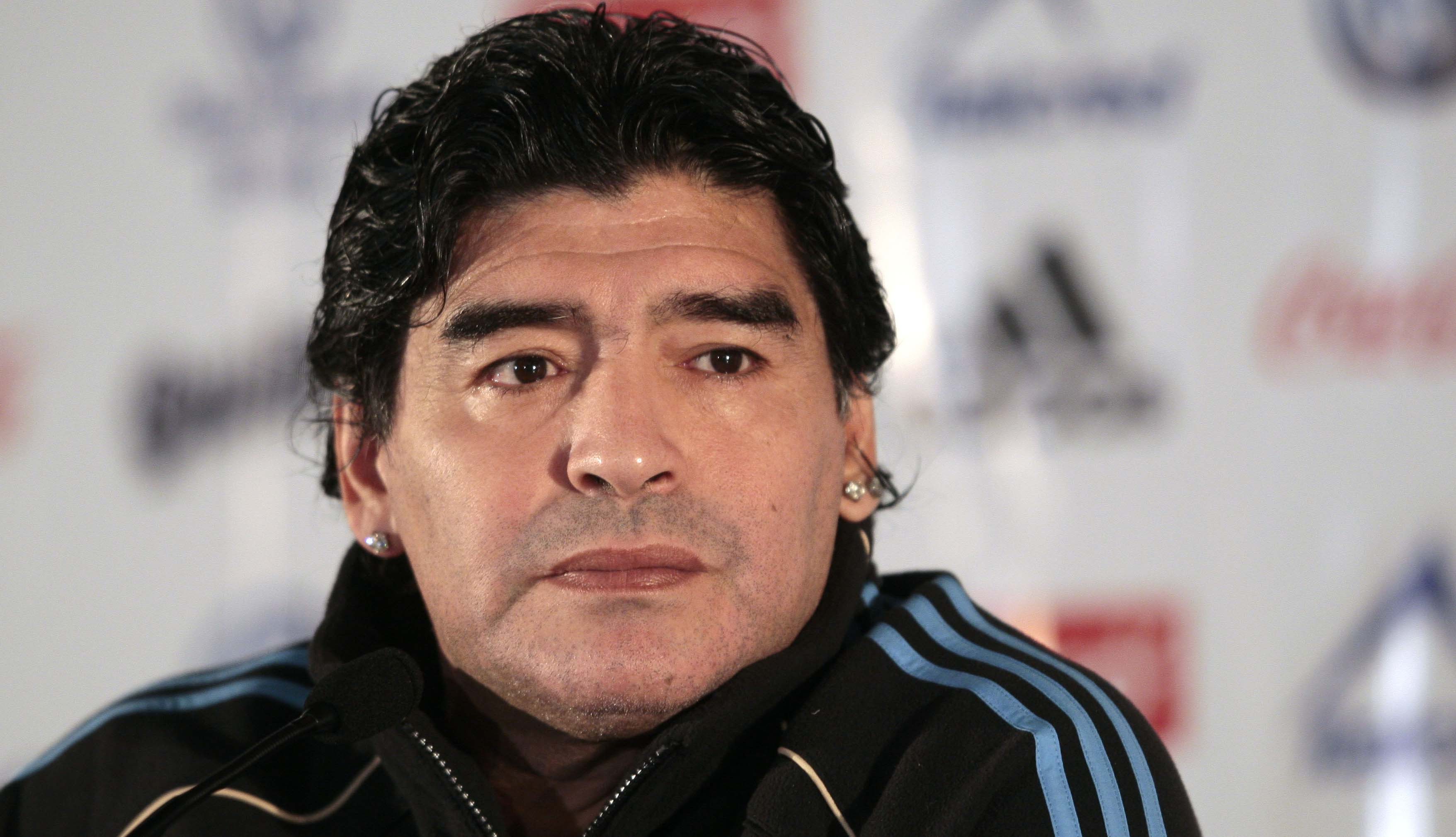 Diego Armando Maradona, Ritratto, Conferenza stampa, 2K, sfondo per PC