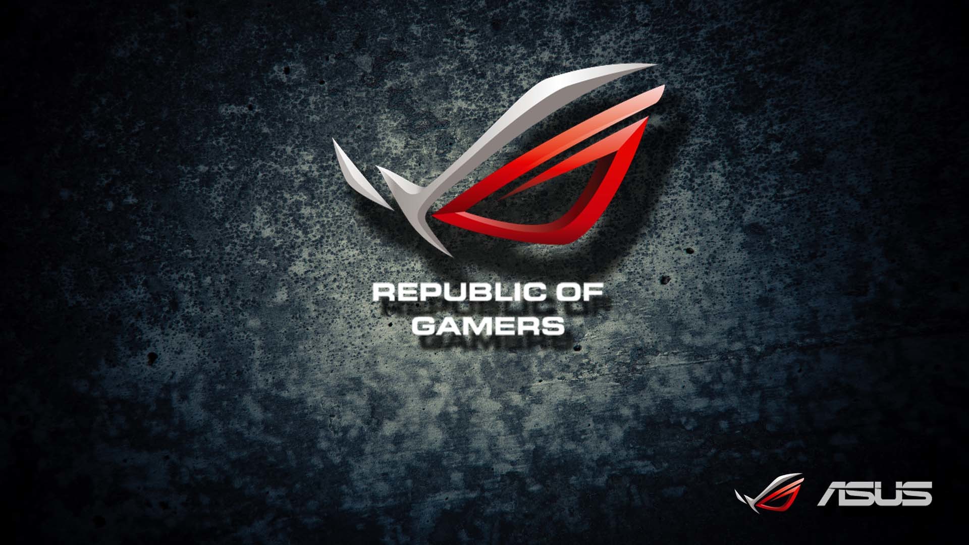 Asus ROG, Republic of Gamers, Logo, Pietra, 1920x1080, sfondo per PC