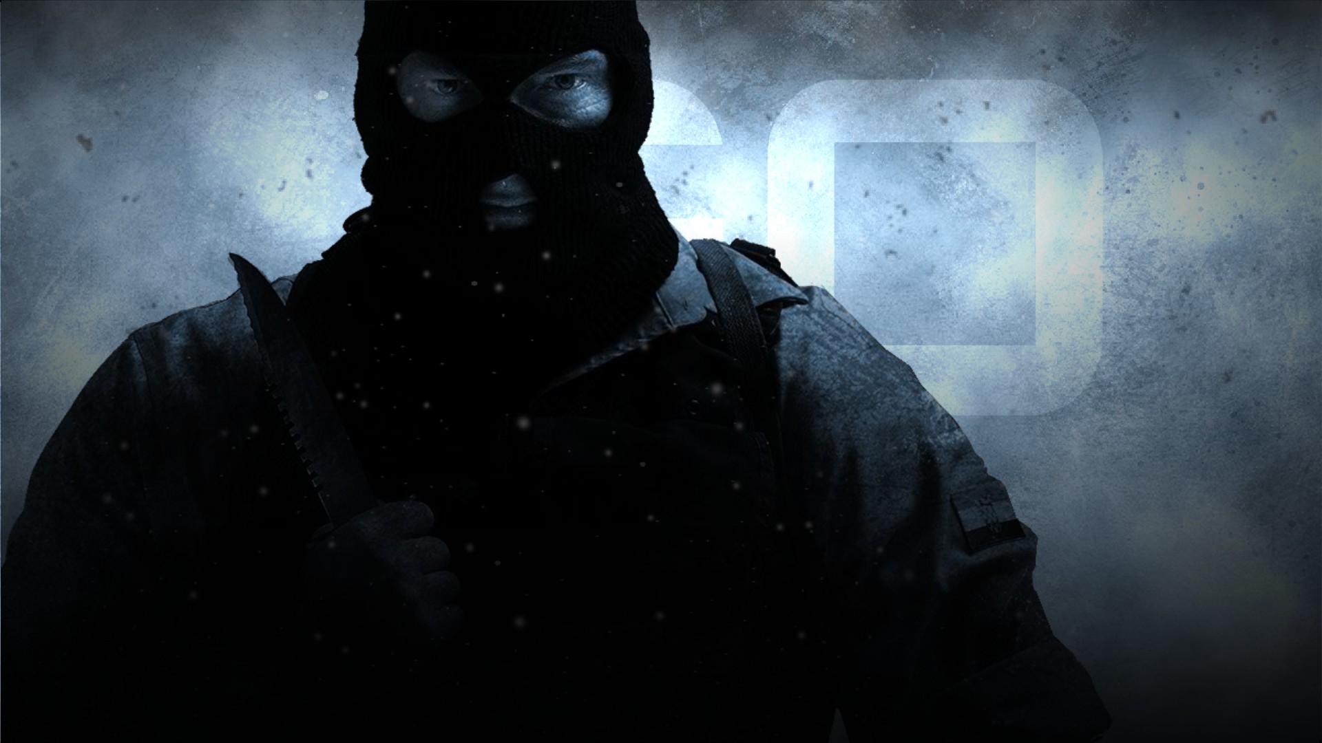 CS:GO, Terrorista, Passamontagna, Sfondo scuro, Full HD, wallpaper per PC
