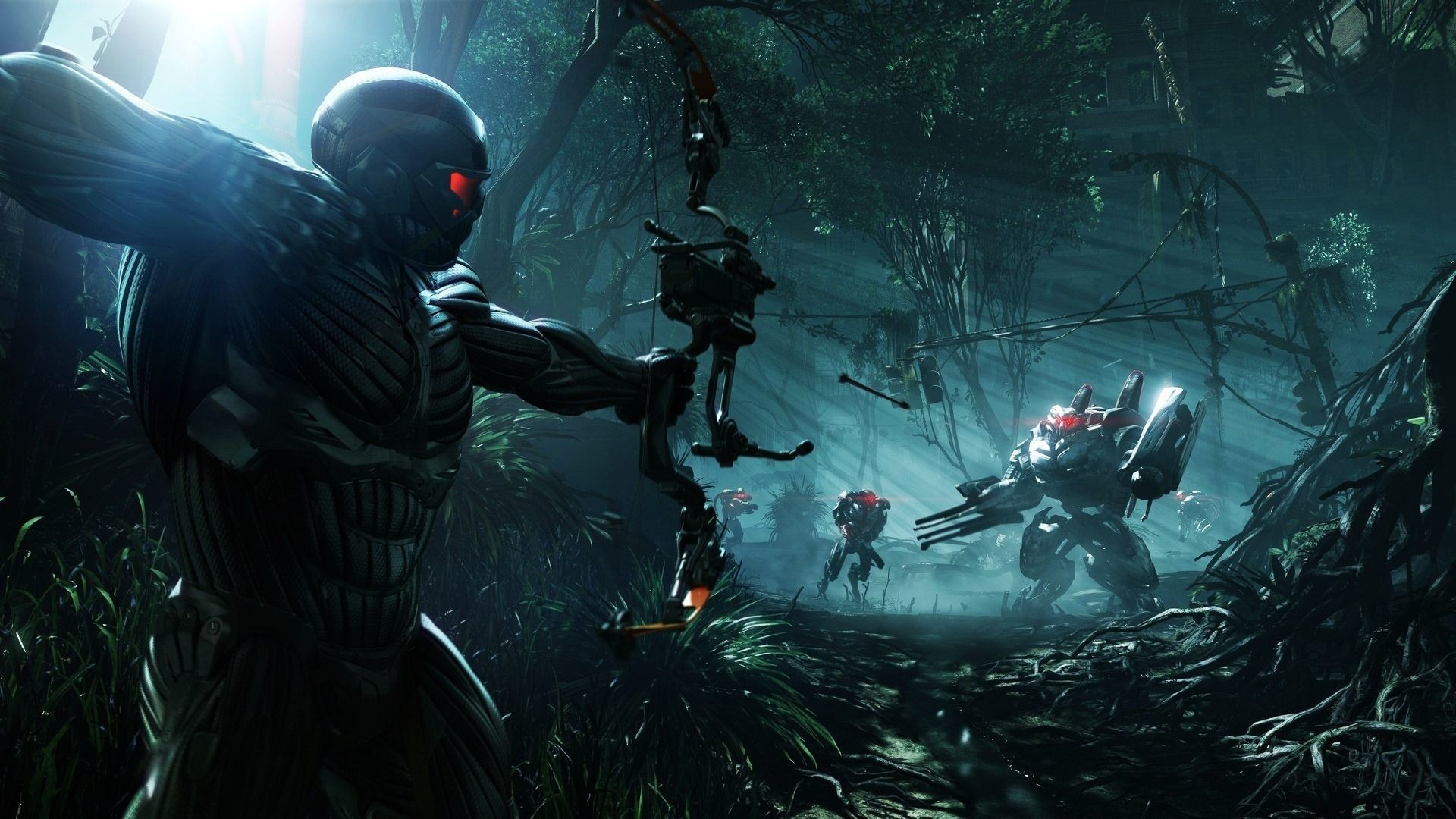 Crysis 3, Prophet, Arco, Giungla, sfondo per PC