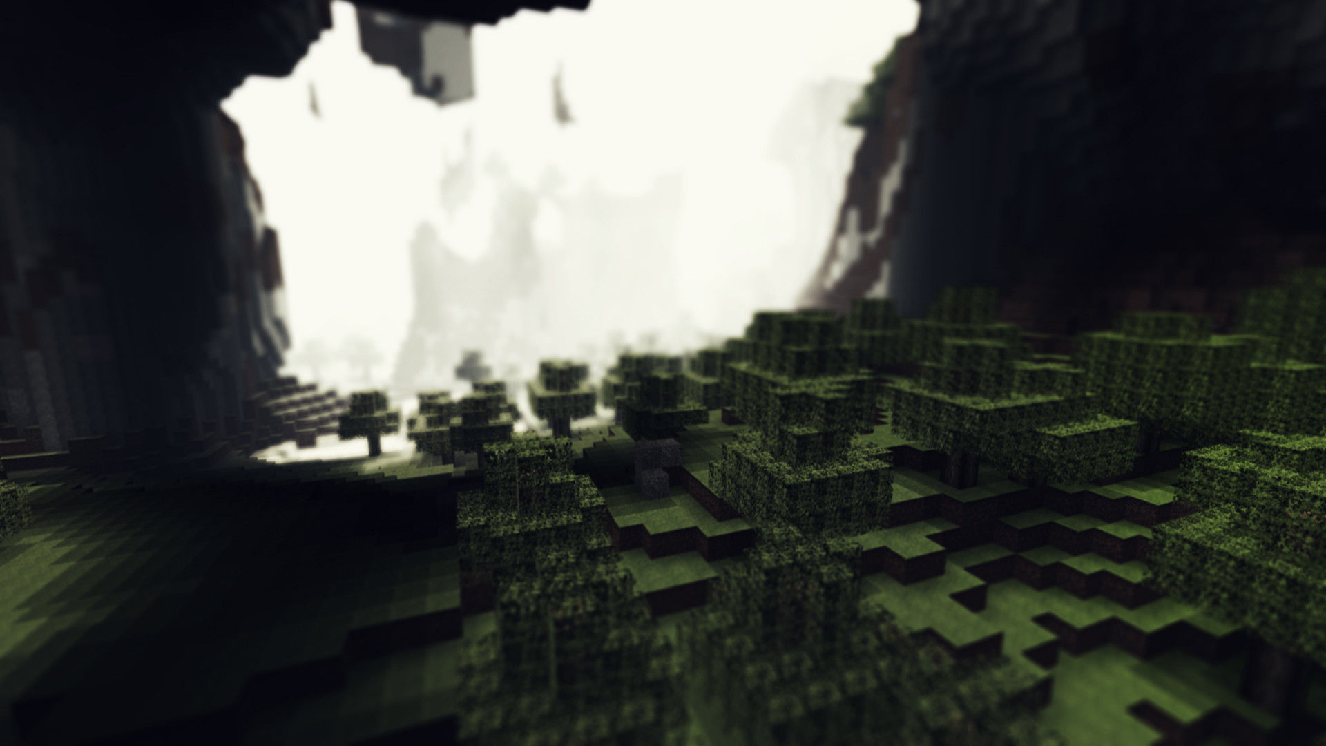 Minecraft, Foresta, Shader, Paesaggio, Full HD 1080p, sfondo desktop