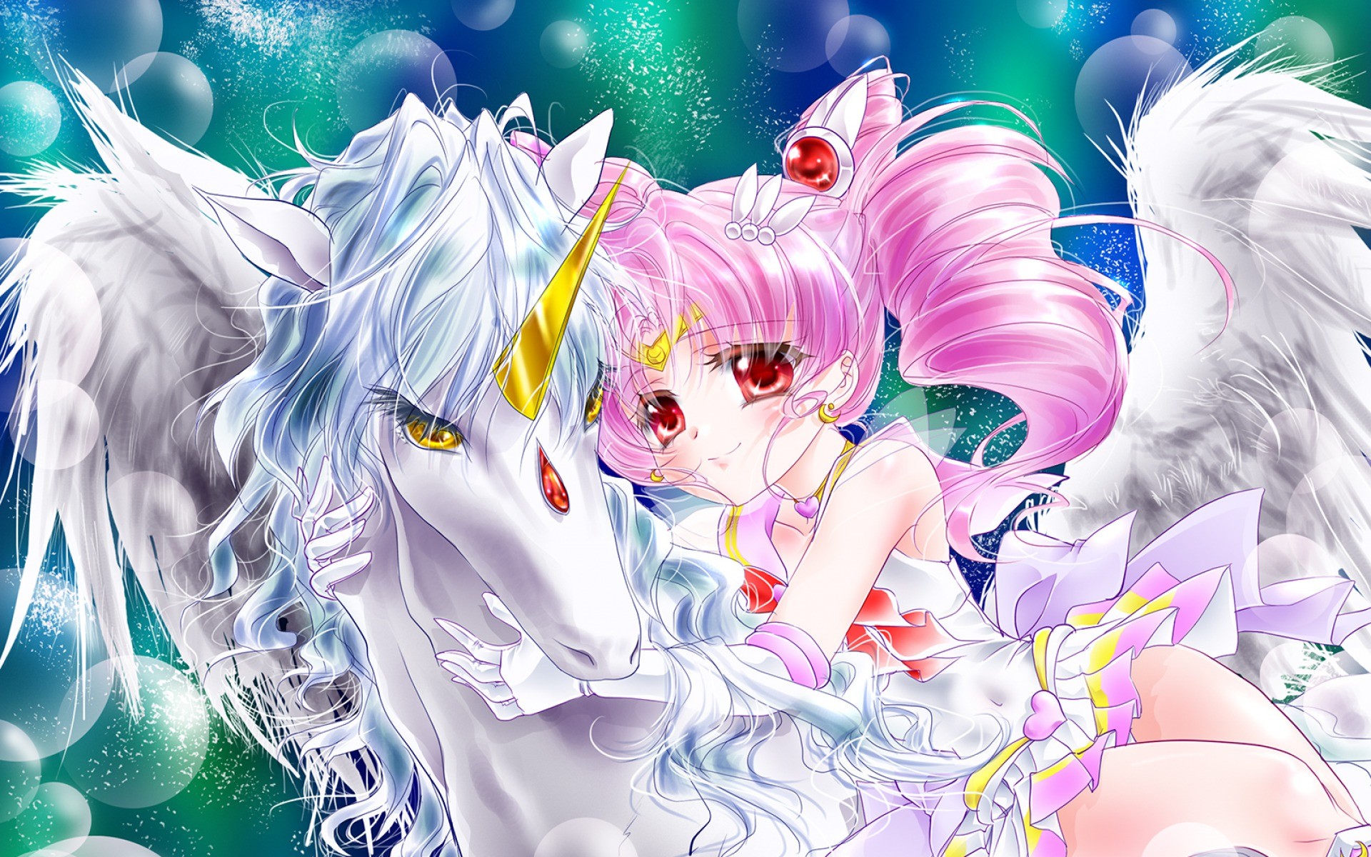 Chibiusa, Pegasus, Sailor Moon, Anime, Ali, 1920x1200, sfondo per PC