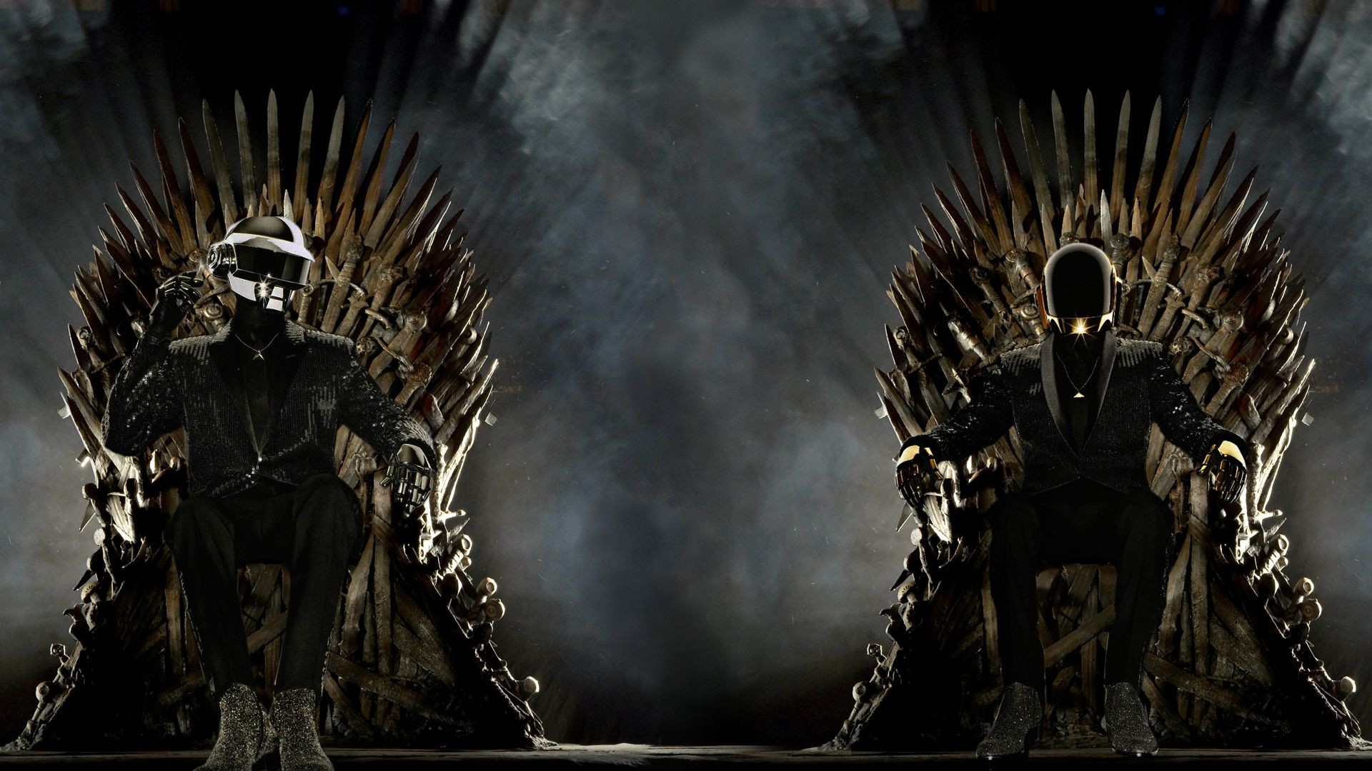 Daft Punk, Trono di Spade, Game of Thrones, Fumo, Full HD, sfondo Windows 11