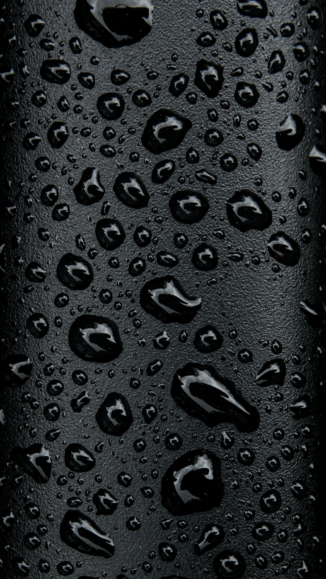 Gocce d'acqua, Sfondo nero, Macro, wallpaper per iPhone e Android