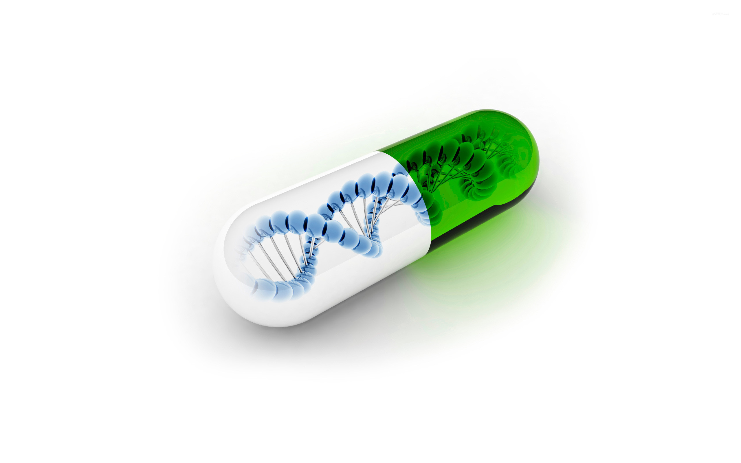 DNA, Capsula, Sfondo bianco, 2K, wallpaper per computer