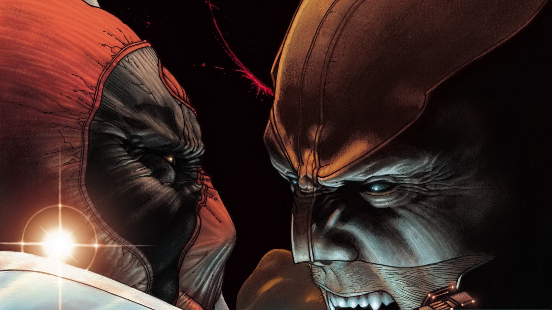 Wolverine, Sabretooth, Marvel Comics, Primo piano, Full HD, sfondo per portatile
