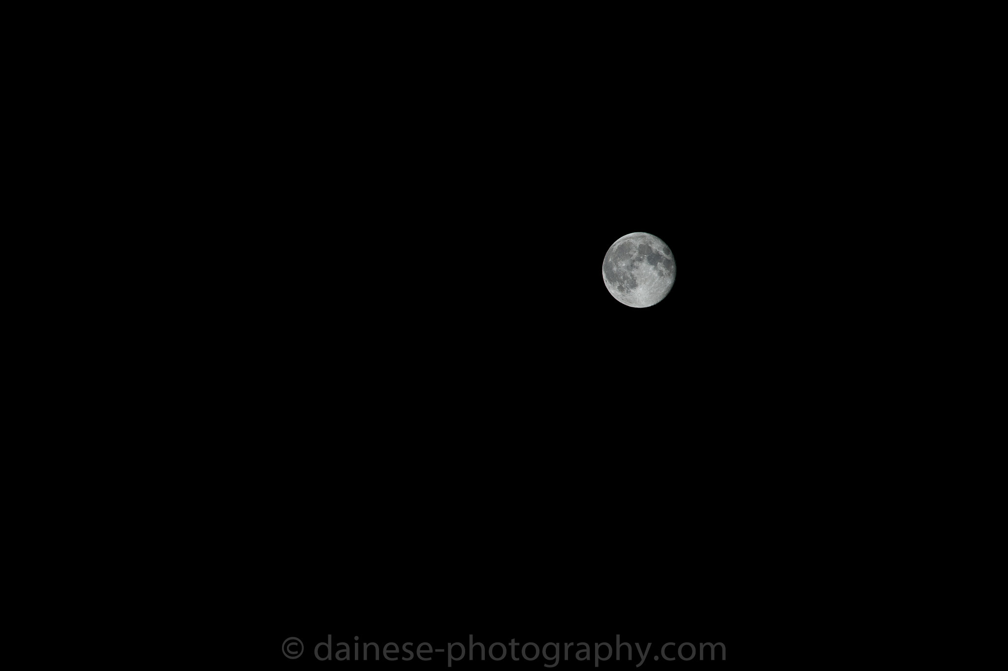 Luna piena, Sfondo nero, Minimalista, Full HD, wallpaper per computer