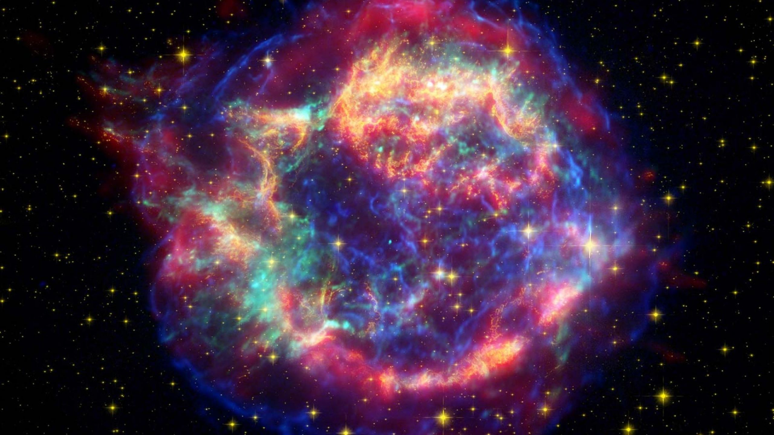 Cassiopea A, Supernova, Nebulosa, 2K, wallpaper per PC