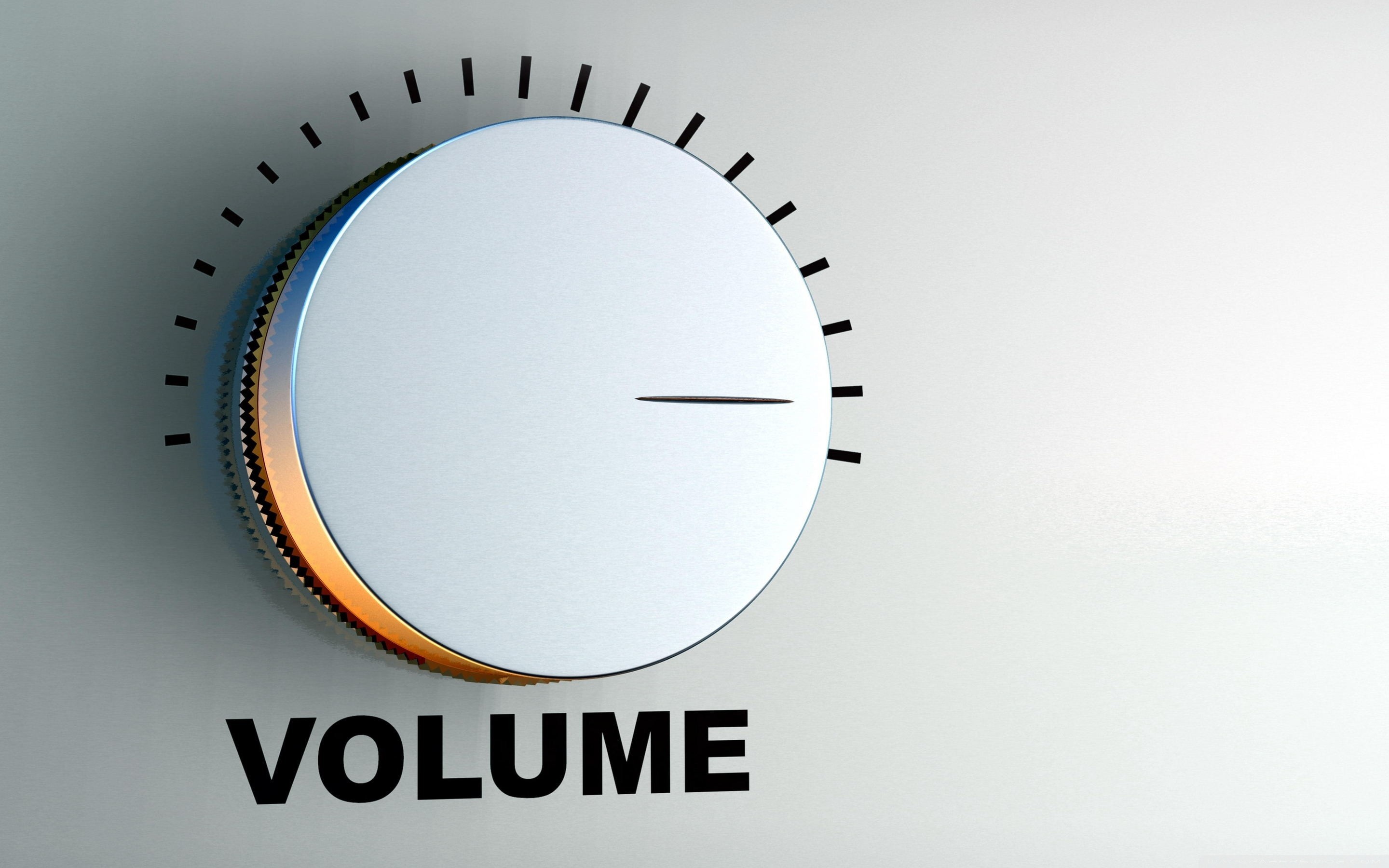 Manopola del volume, Volume, Minimalista, 2K, sfondo per PC e portatile