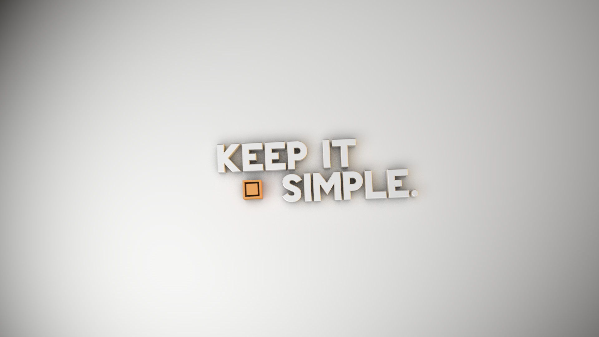 Keep it simple, Citazione, Grigio chiaro, Full HD, wallpaper per computer