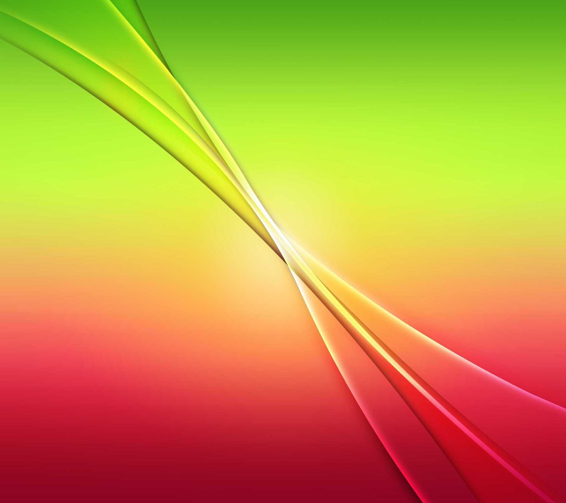Onde, Sfumatura, Verde e rosso, Astratto, Full HD, sfondo per iPad e tablet
