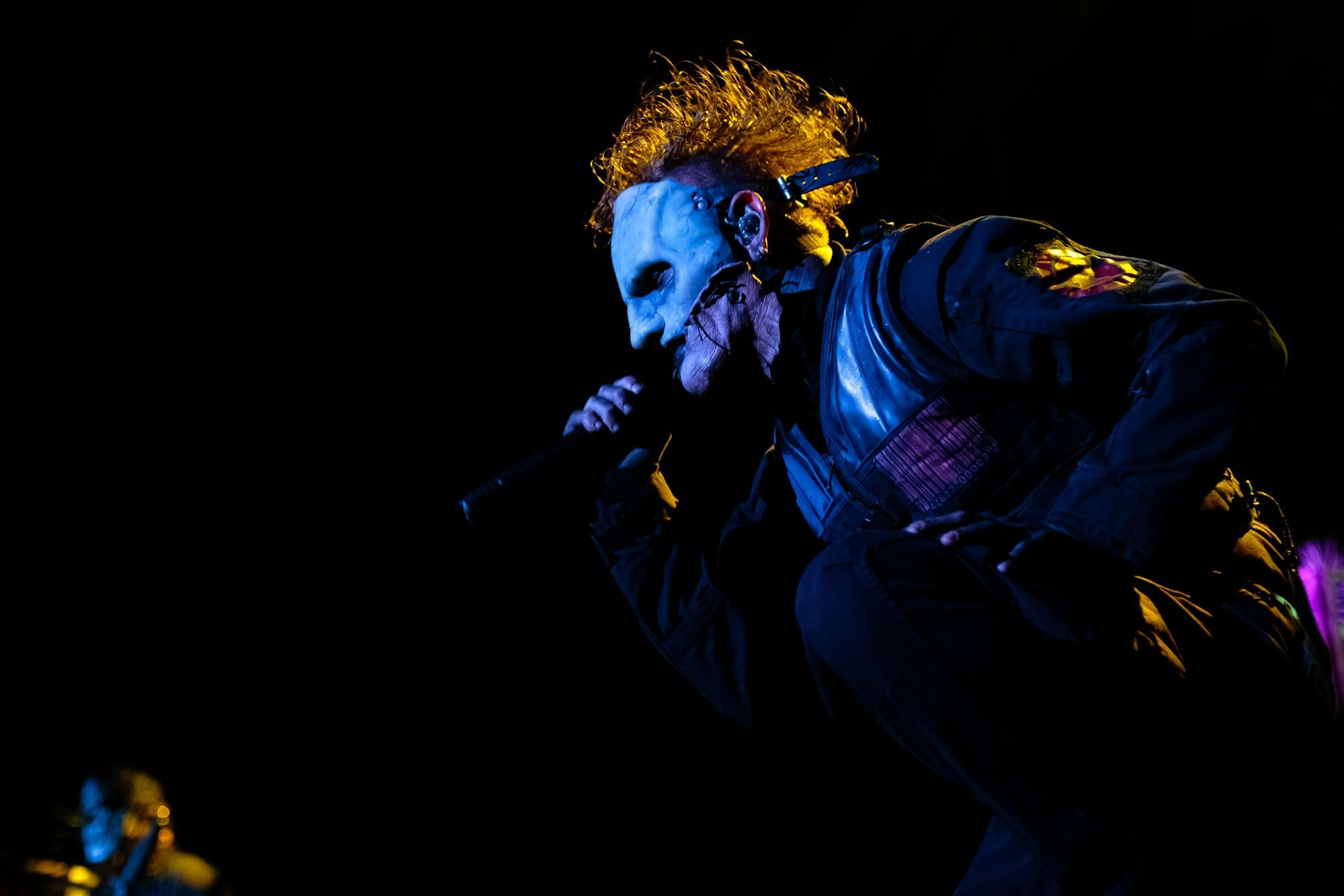 Corey Taylor, Slipknot, Concerto, Luce blu, Full HD, sfondo per PC