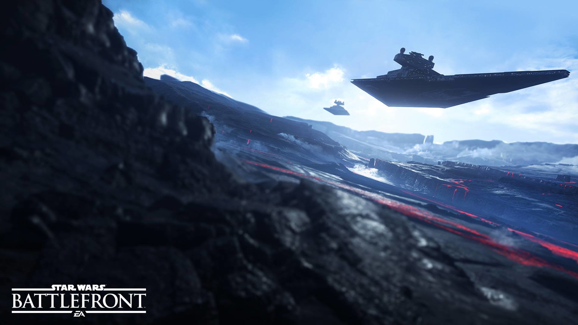 Star Wars Battlefront, Star Destroyer, Sullust, Paesaggio, 1920x1080, wallpaper desktop