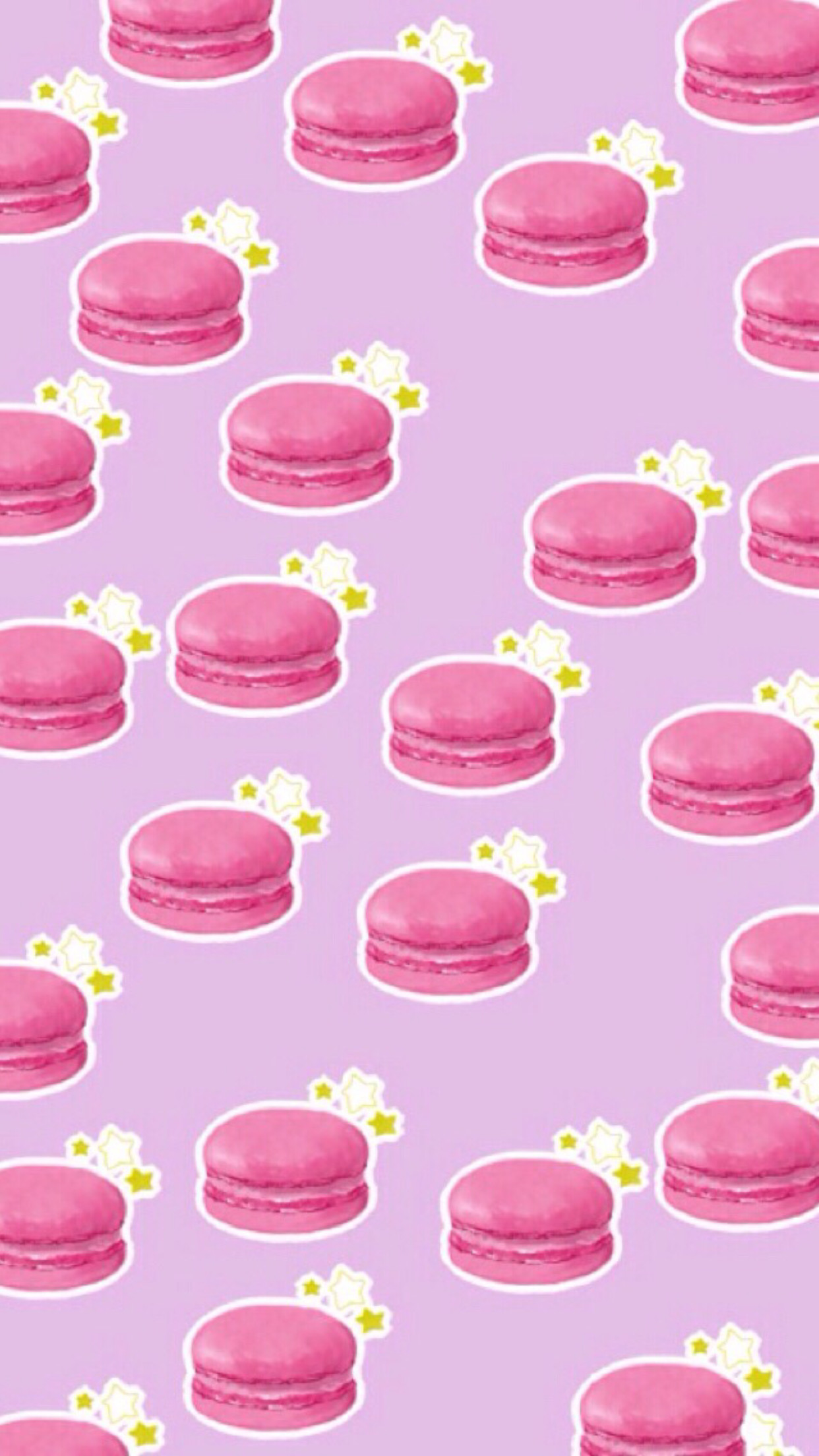 Macarons, Motivo, Lilla, Illustrazione, Full HD, sfondo iPhone