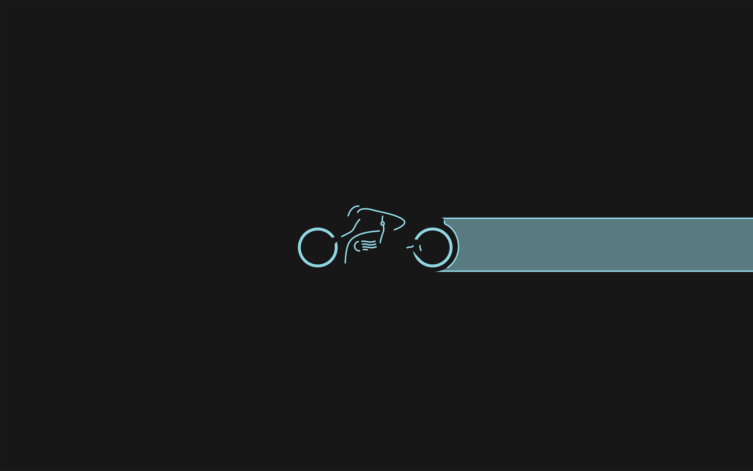 Tron, Moto luminosa, Sfondo nero, Minimalista, 2K, wallpaper per computer