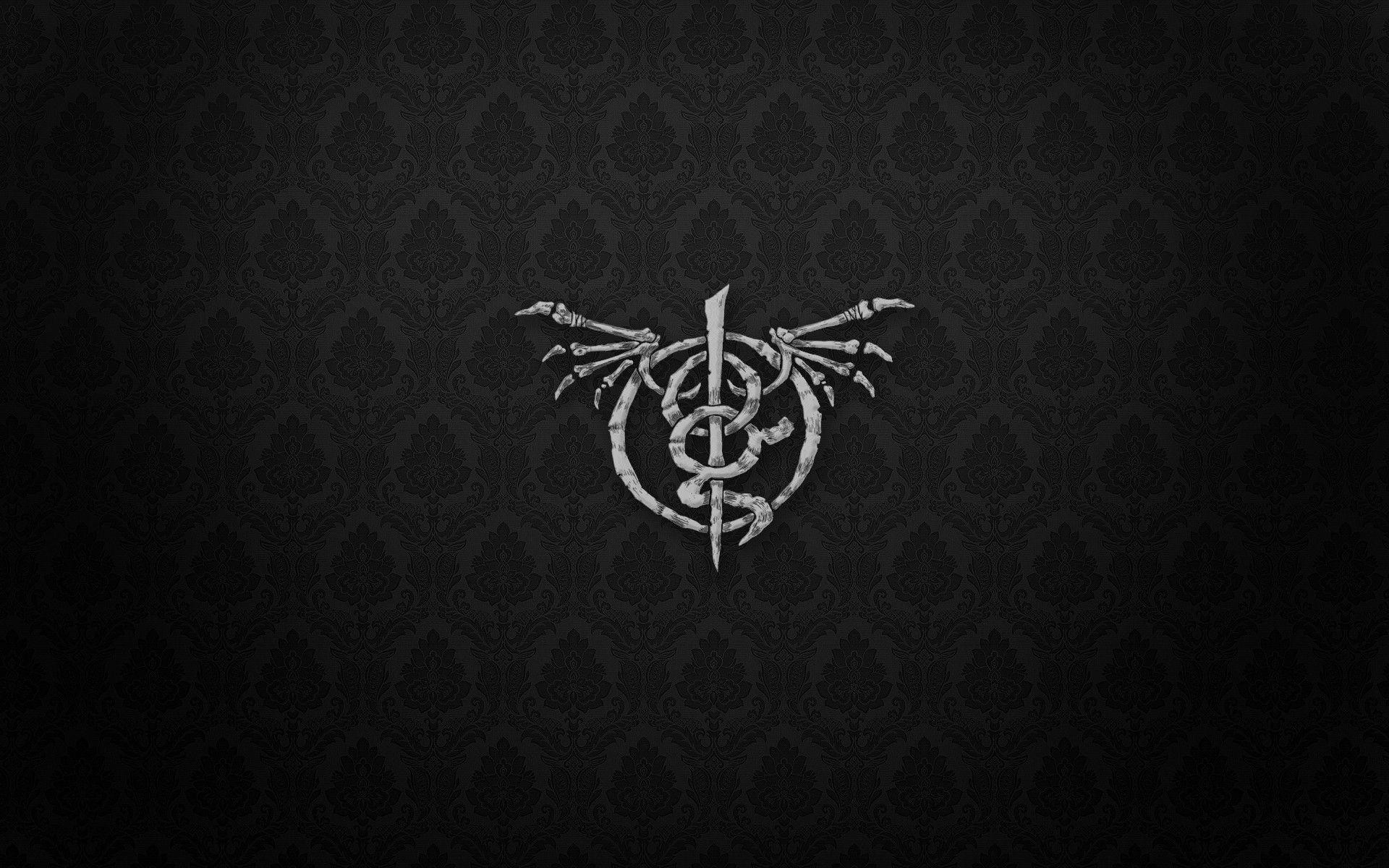 Lamb of God, Logo, Sfondo scuro, 16:10 Full HD, wallpaper widescreen