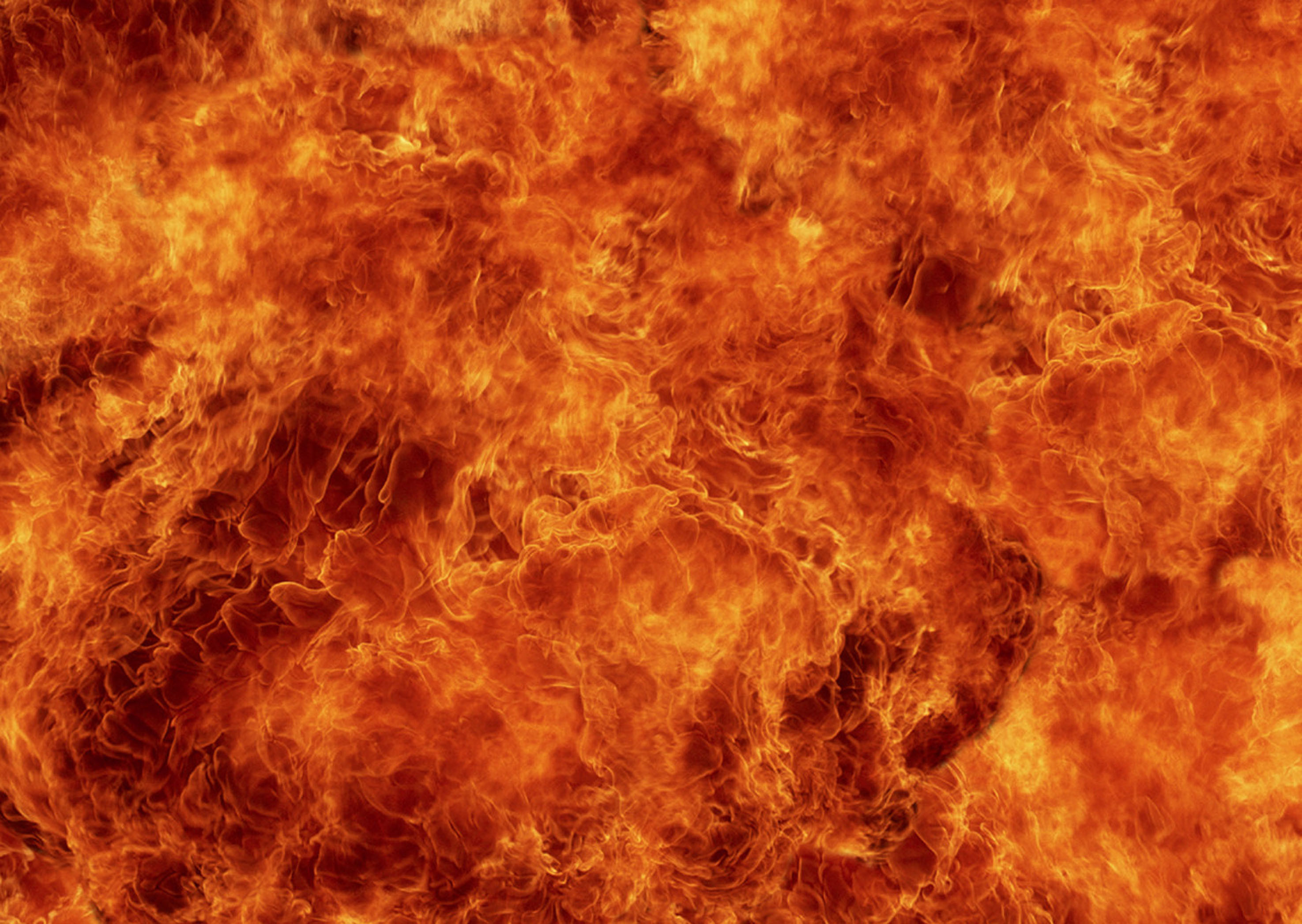 Fiamme, Texture di fuoco, Arancione, 2K, sfondo Windows 11