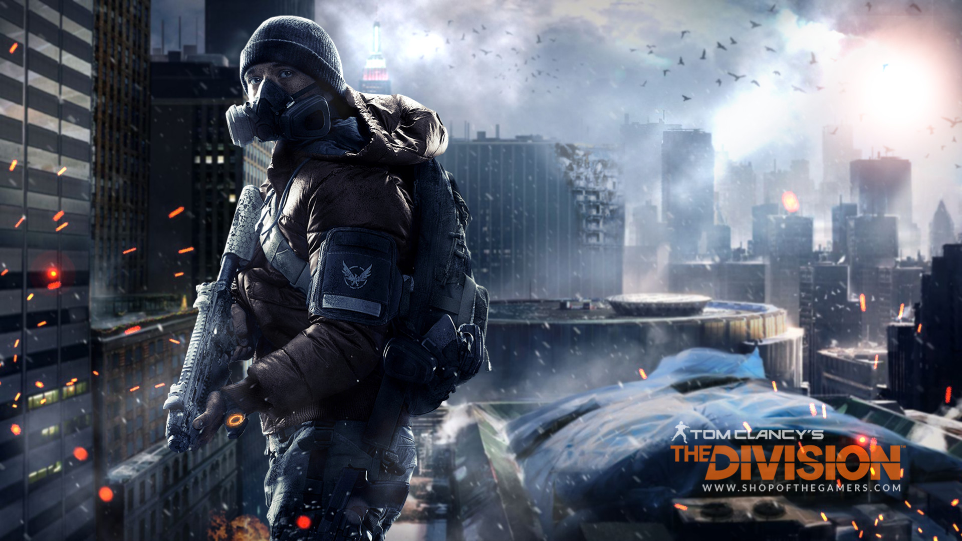 Tom Clancy's The Division, Cleaners, Madison Square Garden, Logo, wallpaper desktop Full HD