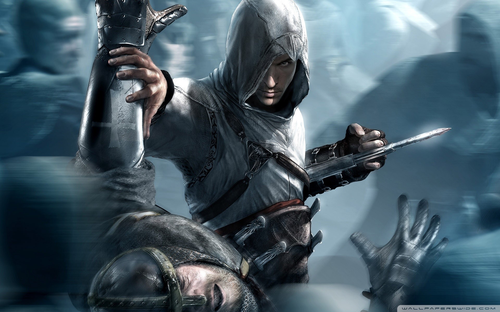 Altaïr, Assassin's Creed, Lama celata, Salto, 1920x1200, sfondo MacBook Pro