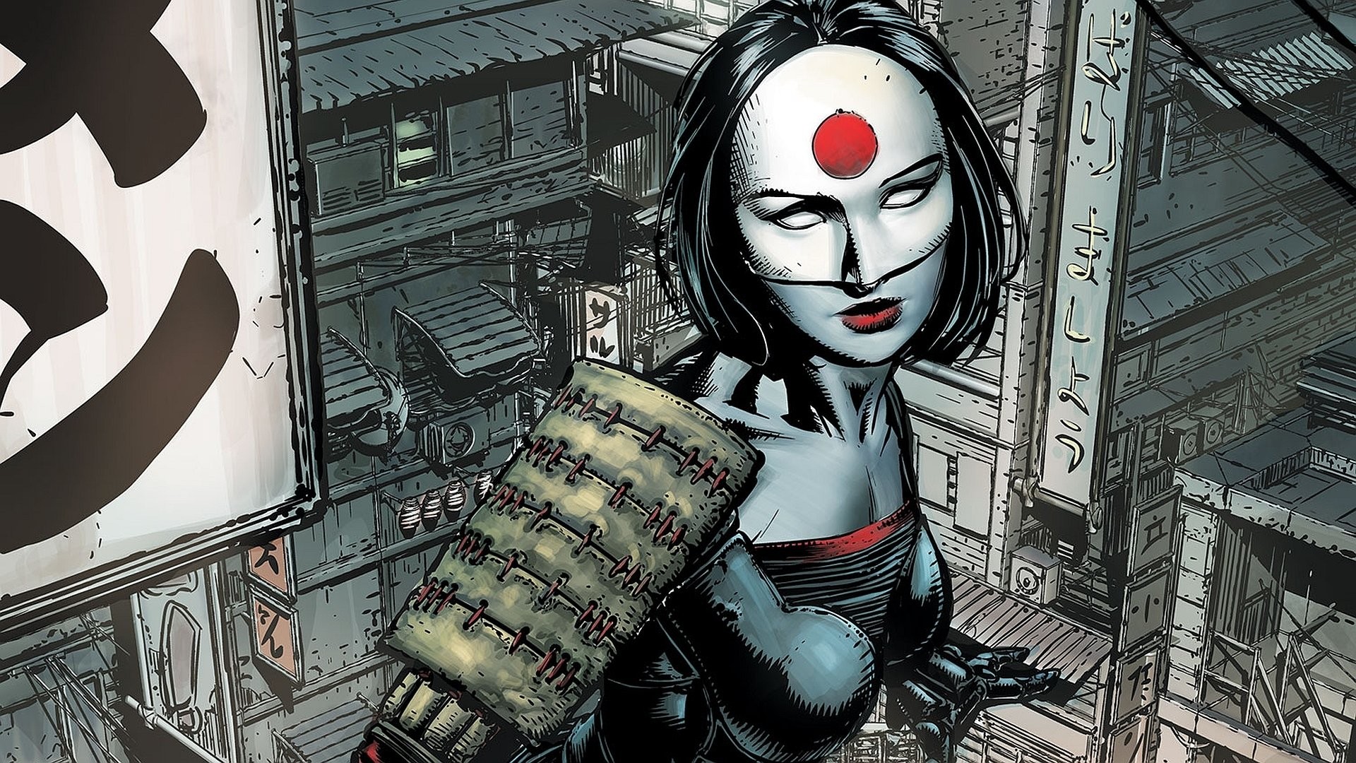 Katana, Katana (DC Comics), Tatsu Yamashiro, Fumetto, 16:9 Full HD, sfondo widescreen