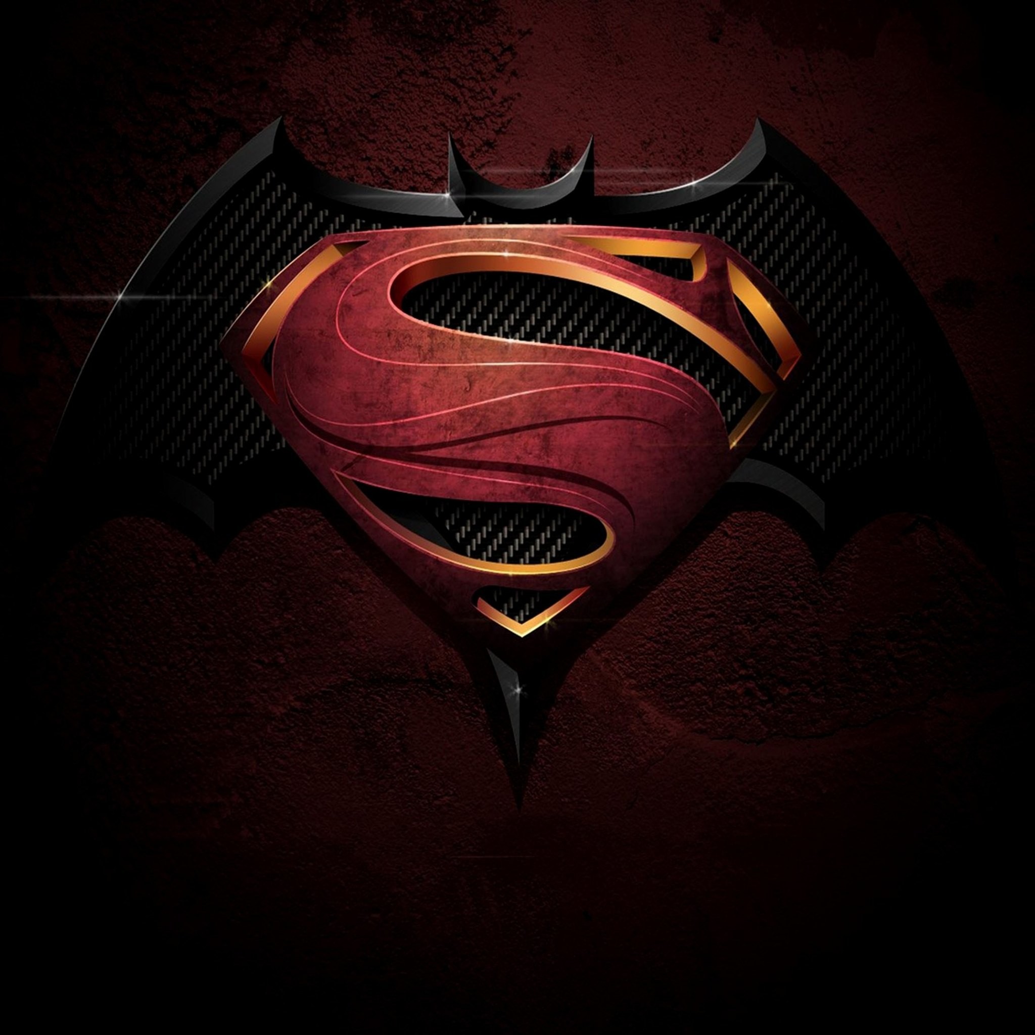 Batman v Superman: Dawn of Justice, Logo, Verticale, Full HD, schermata di blocco iPad